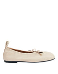 ALOHAS Ballerine Rosalind in Pelle Color Crema