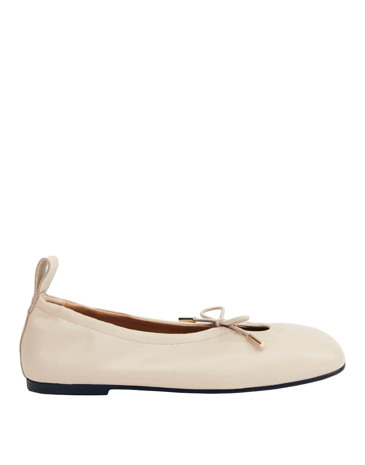 Ballerines Rosalind en cuir crème ALOHAS