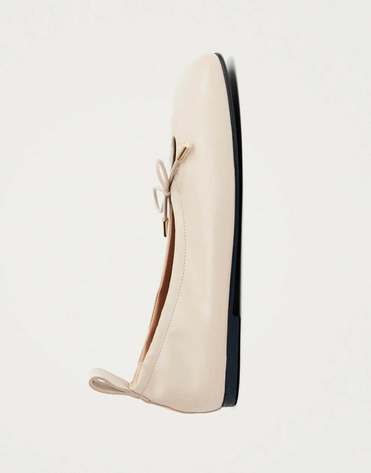 ALOHAS Ballerine Rosalind in Pelle Color Crema