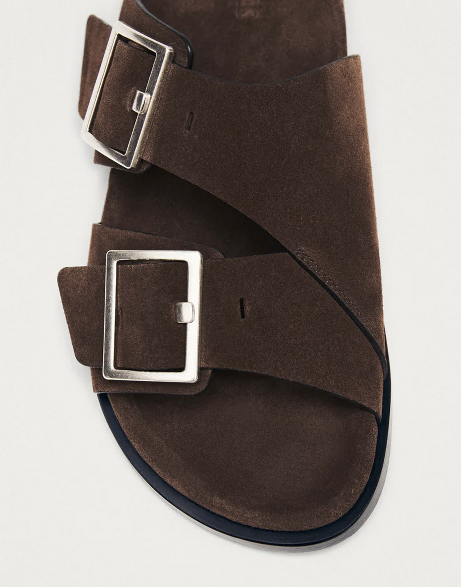 ALOHAS Sandali Alba in Pelle Scamosciata Marrone