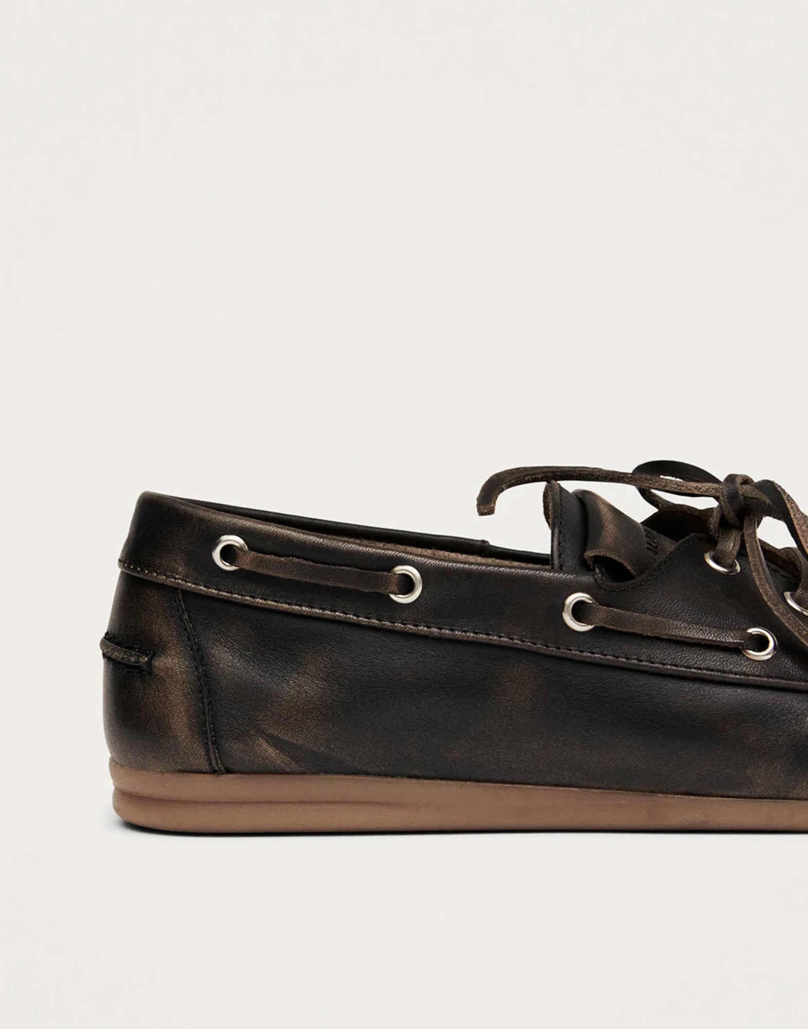 ALOHAS Mocassini Rowan in Pelle Spazzolata Marrone