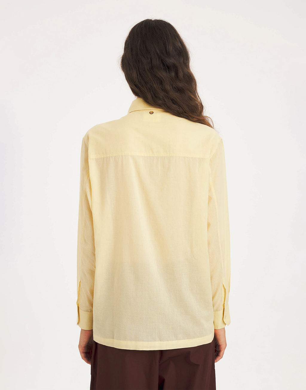 ANTIK BATIK Camicia Angela in Voile di Cotone Peach