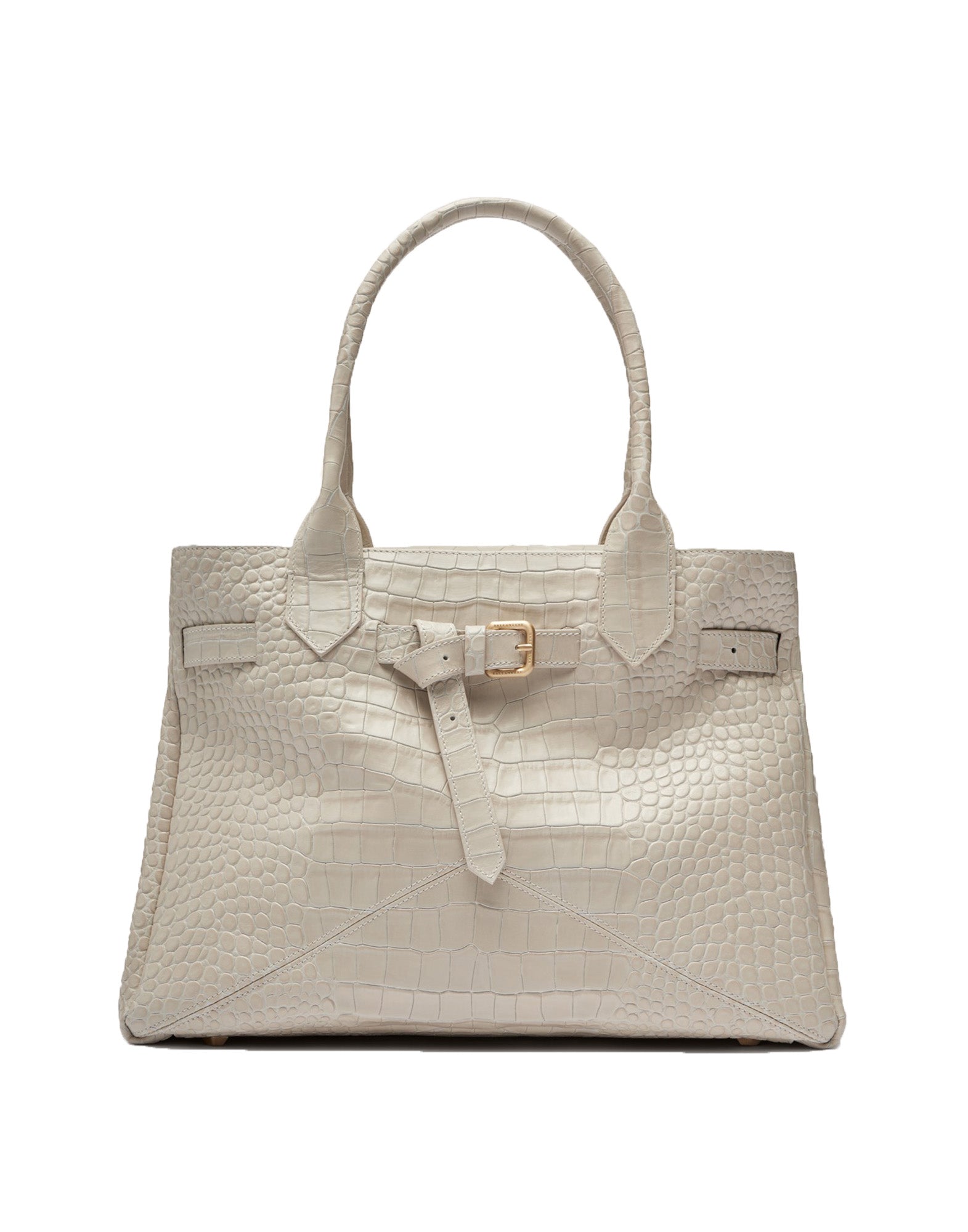 BALLANTYNE Borsa Kate Bag 993 Media Stampa Cocco Gesso