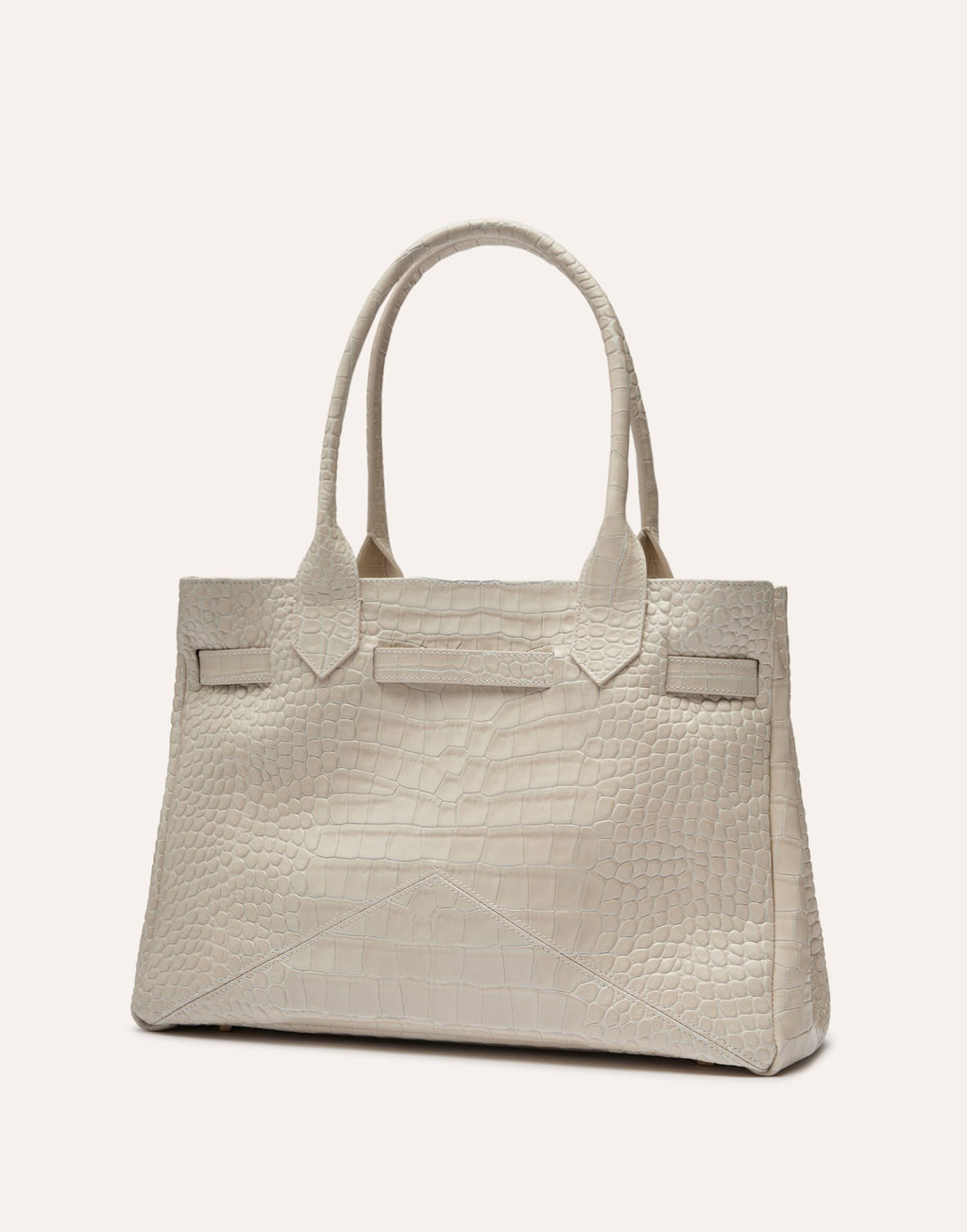 BALLANTYNE Borsa Kate Bag 993 Media Stampa Cocco Gesso