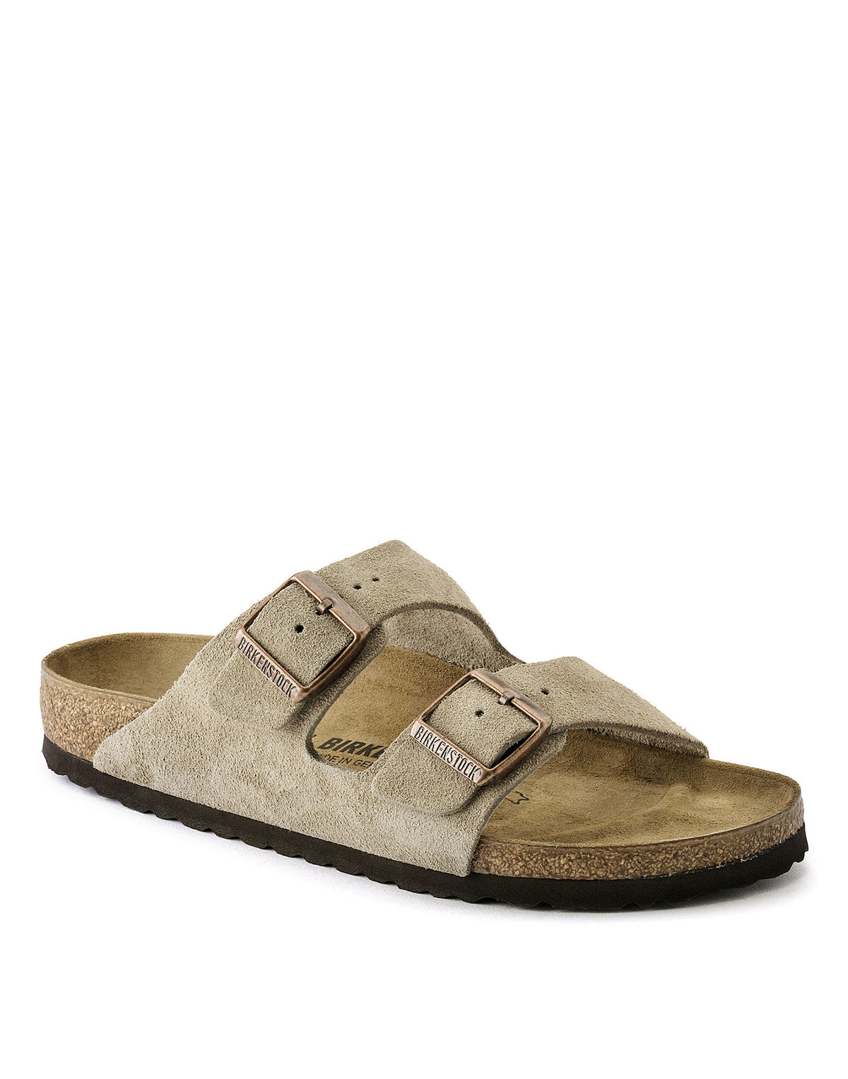 BIRKENSTOCK Arizona Taupe donna – Sandali in Pelle Scamosciata