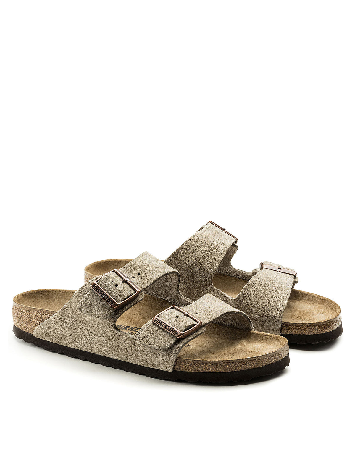 BIRKENSTOCK Arizona Taupe donna – Sandali in Pelle Scamosciata