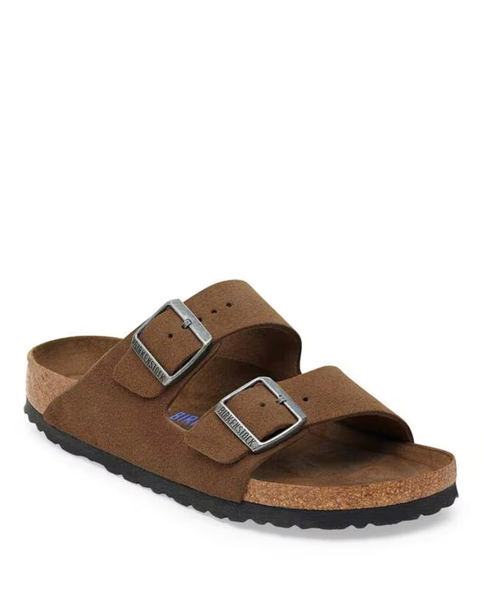 BIRKENSTOCK Arizona SFB in Pelle Scamosciata Dark Tea