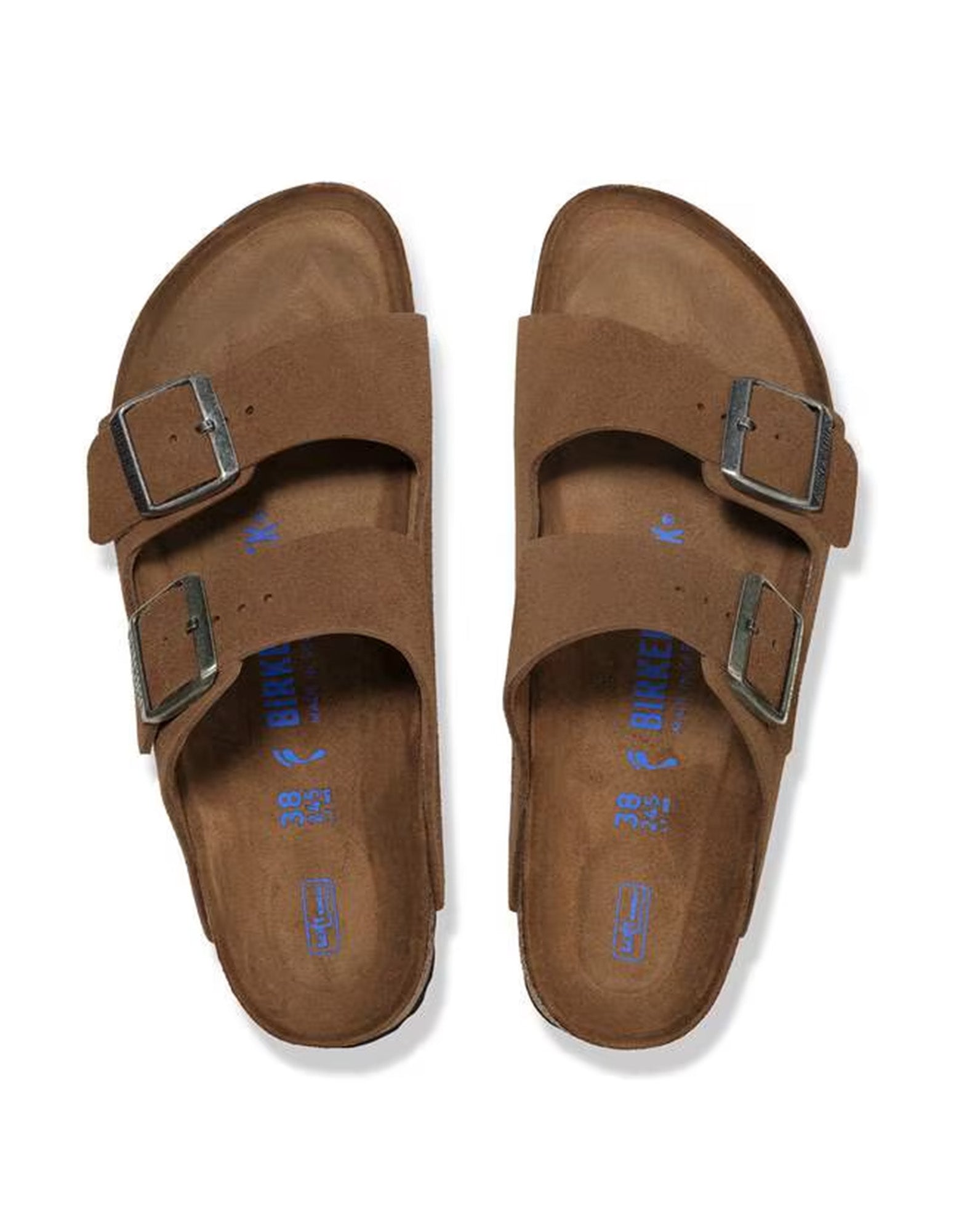 BIRKENSTOCK Arizona SFB in Pelle Scamosciata Dark Tea