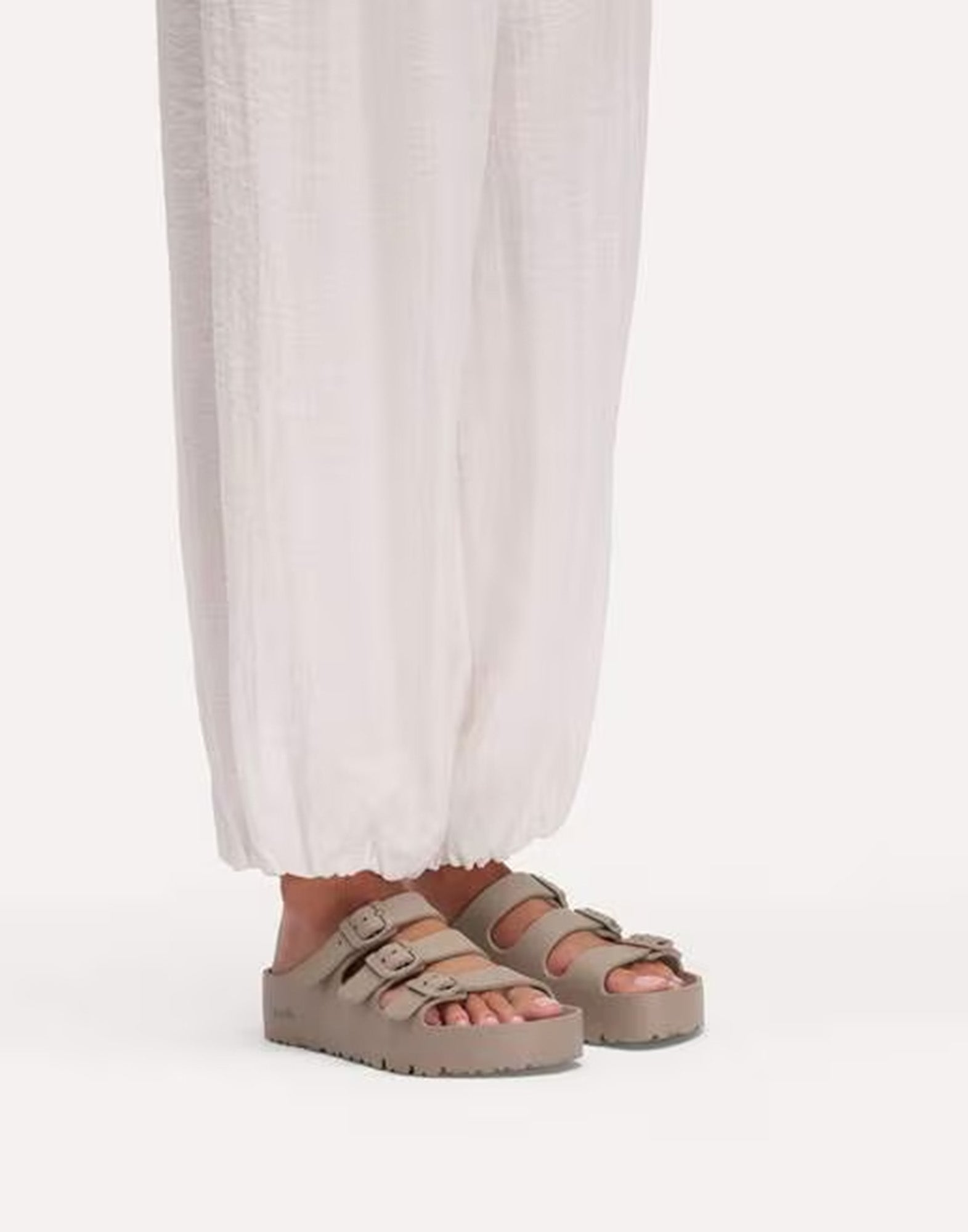 BIRKENSTOCK Florida EVA Flex Platform Gray Taupe