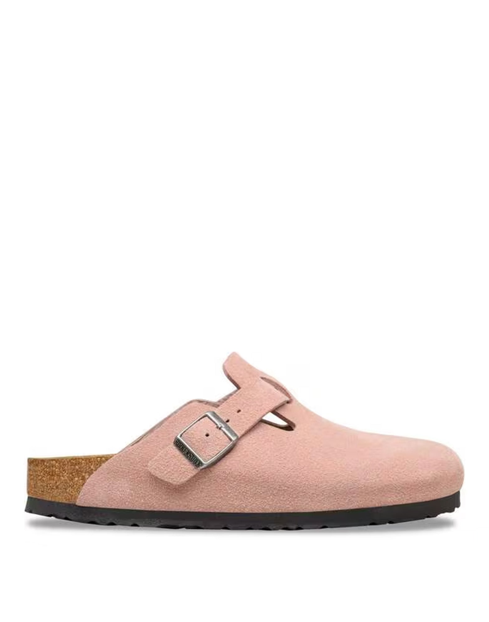 BIRKENSTOCK Boston in Pelle Scamosciata Pink Clay