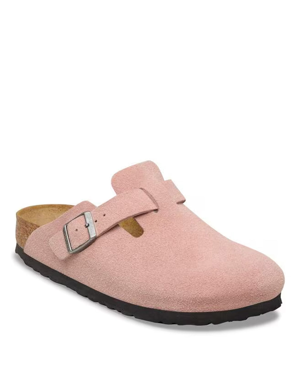BIRKENSTOCK Boston in Pelle Scamosciata Pink Clay