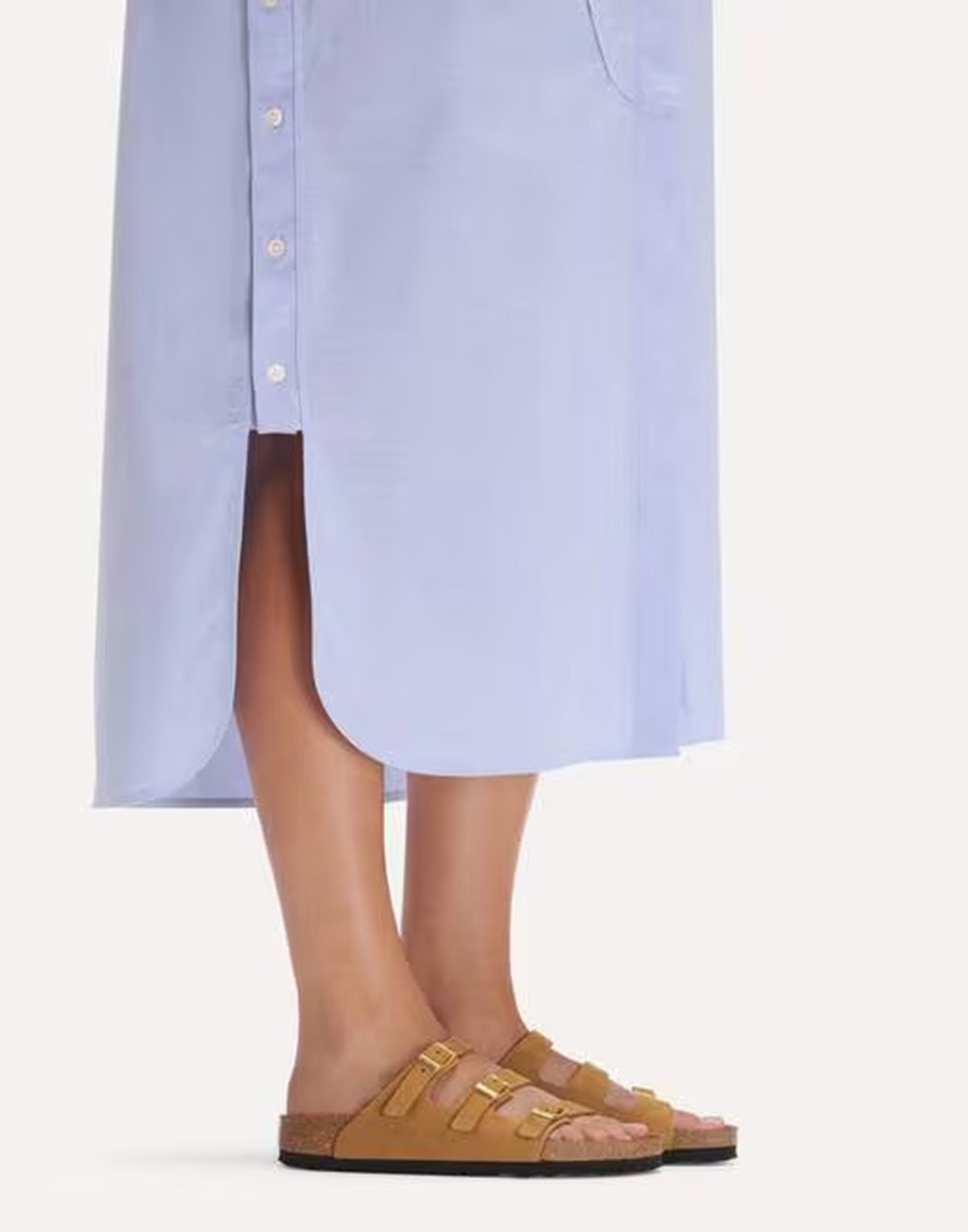 BIRKENSTOCK Florida Fresh in Pelle Nabuck Mink