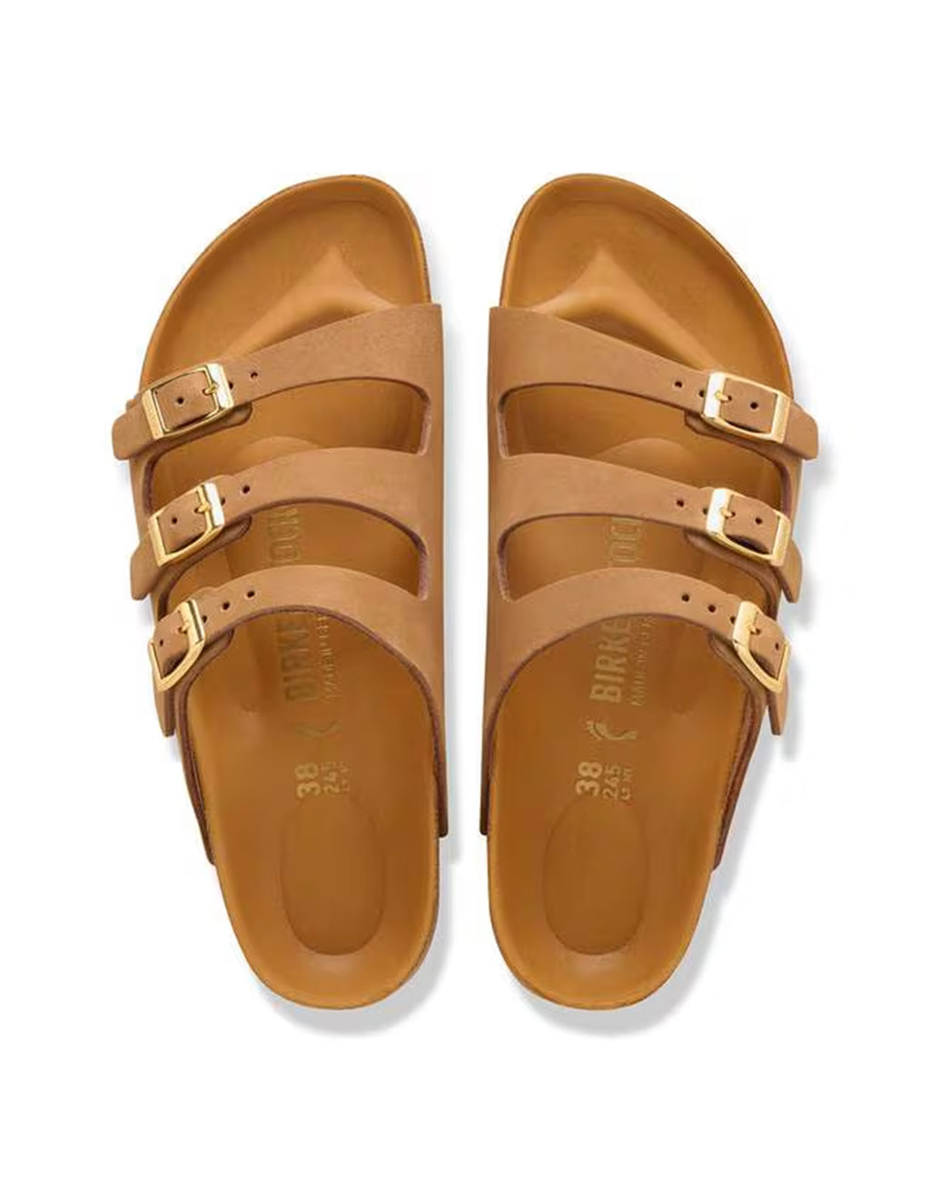 BIRKENSTOCK Florida Fresh in Pelle Nabuck Mink