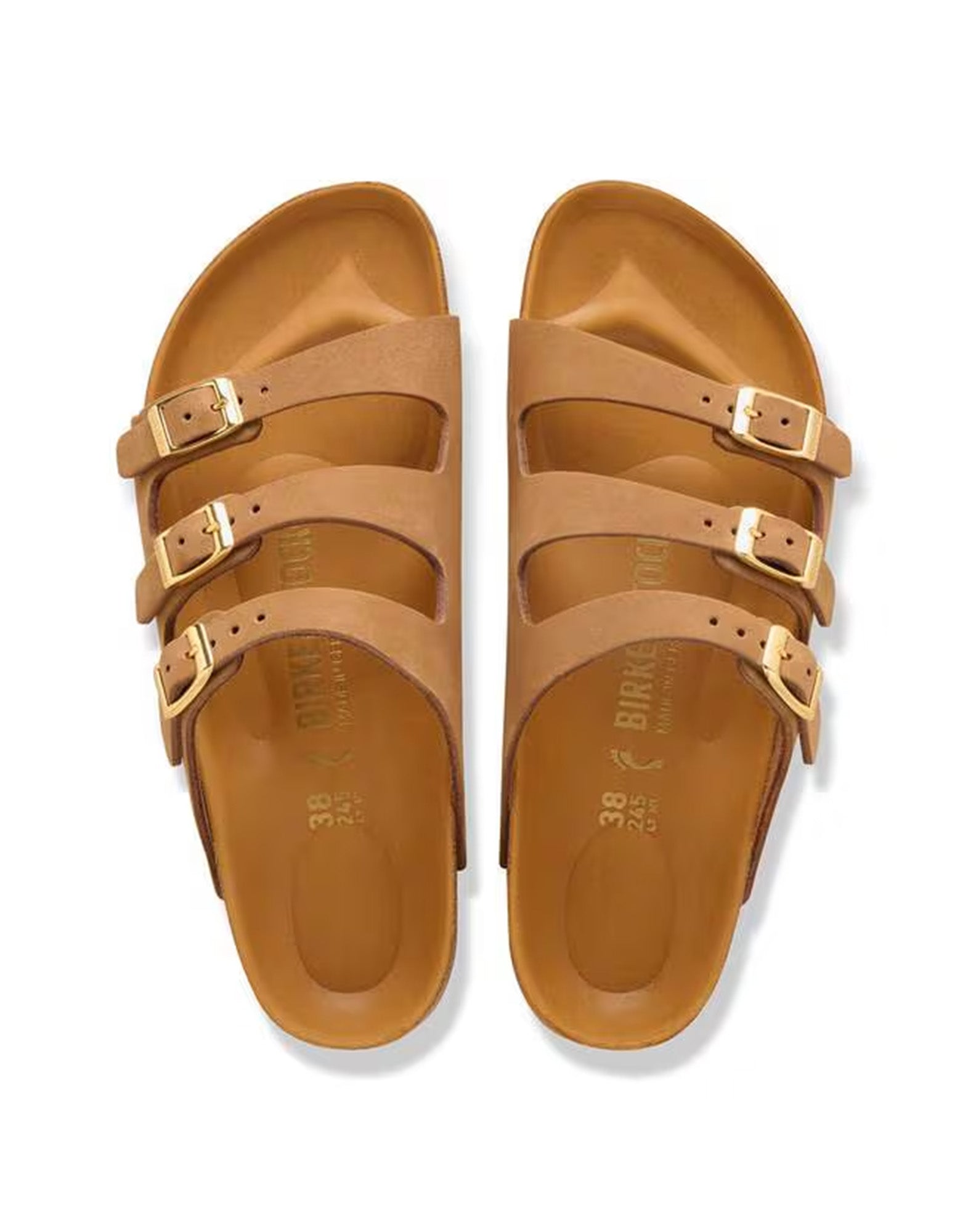 BIRKENSTOCK Florida Fresh in Pelle Nabuck Mink