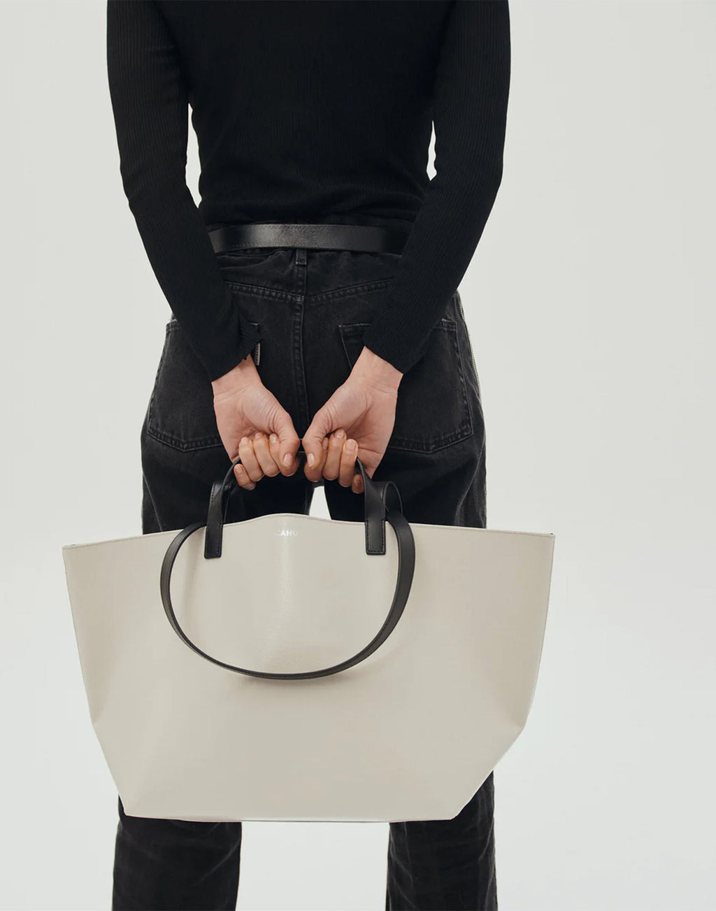 CAHU Borsa Le Pratique XM in PVC Light Grey