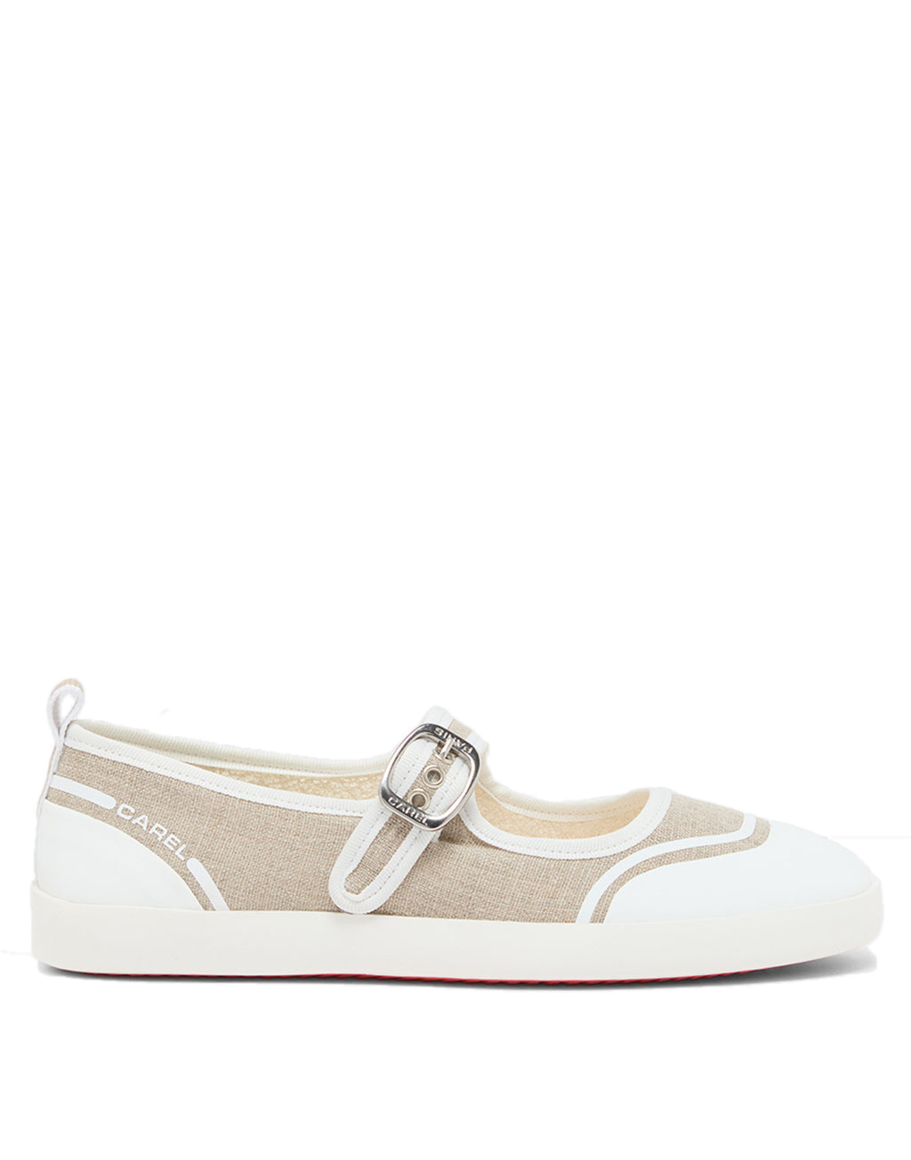CAREL Costa Sneakers in Canvas Riciclato Beige