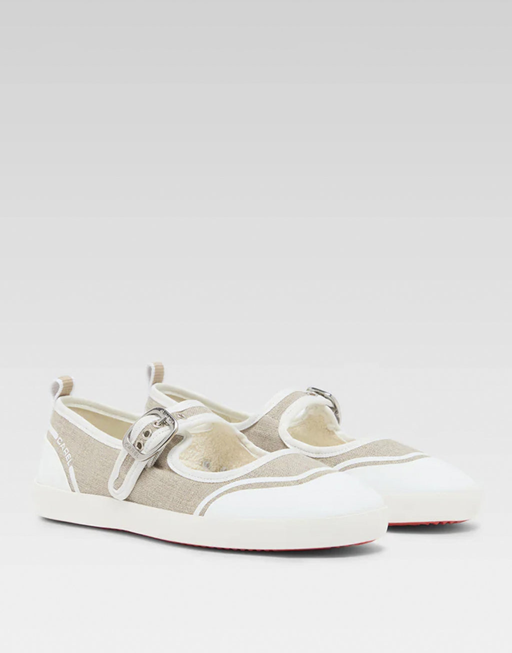 CAREL Costa Sneakers in Canvas Riciclato Beige