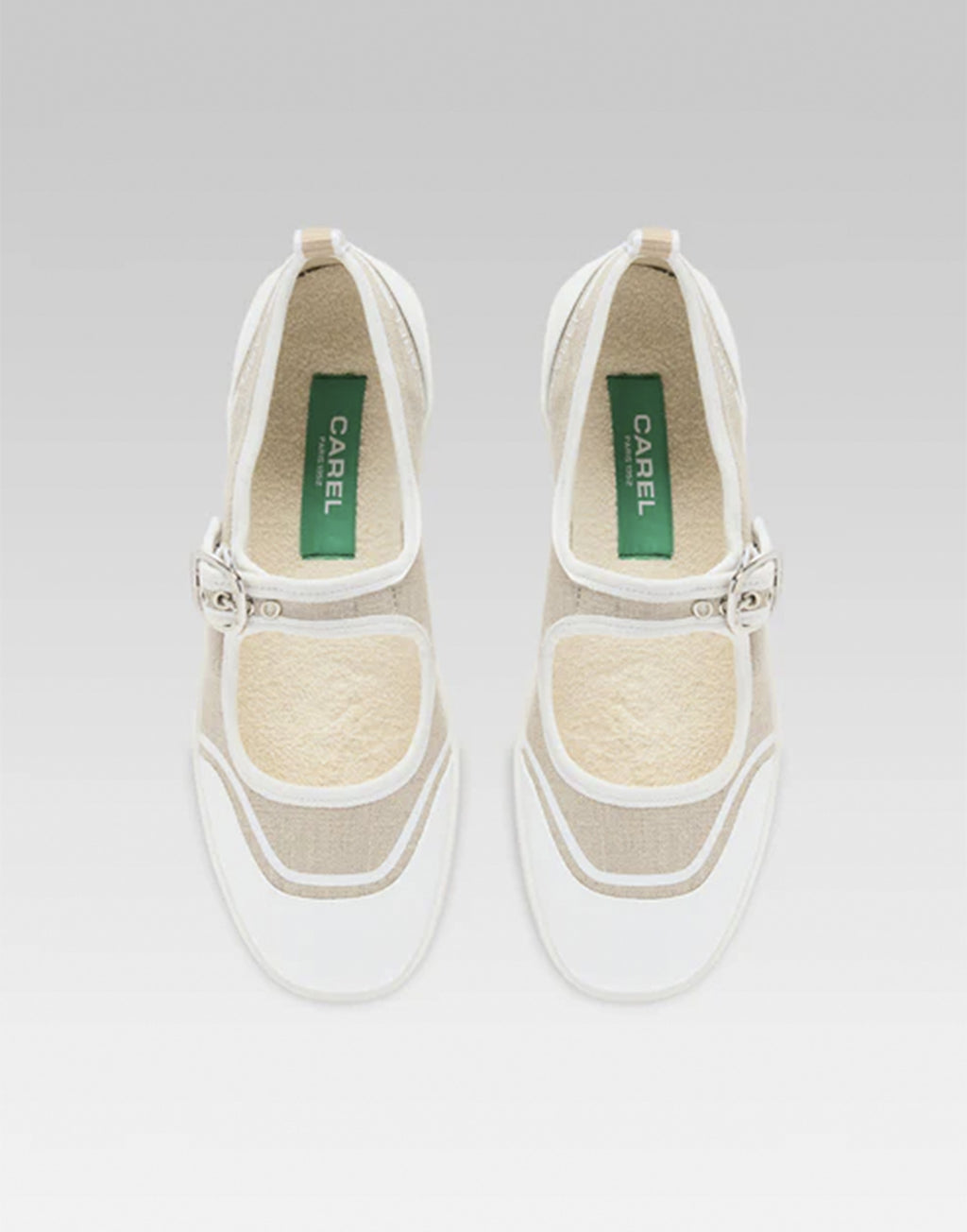 CAREL Costa Sneakers in Canvas Riciclato Beige