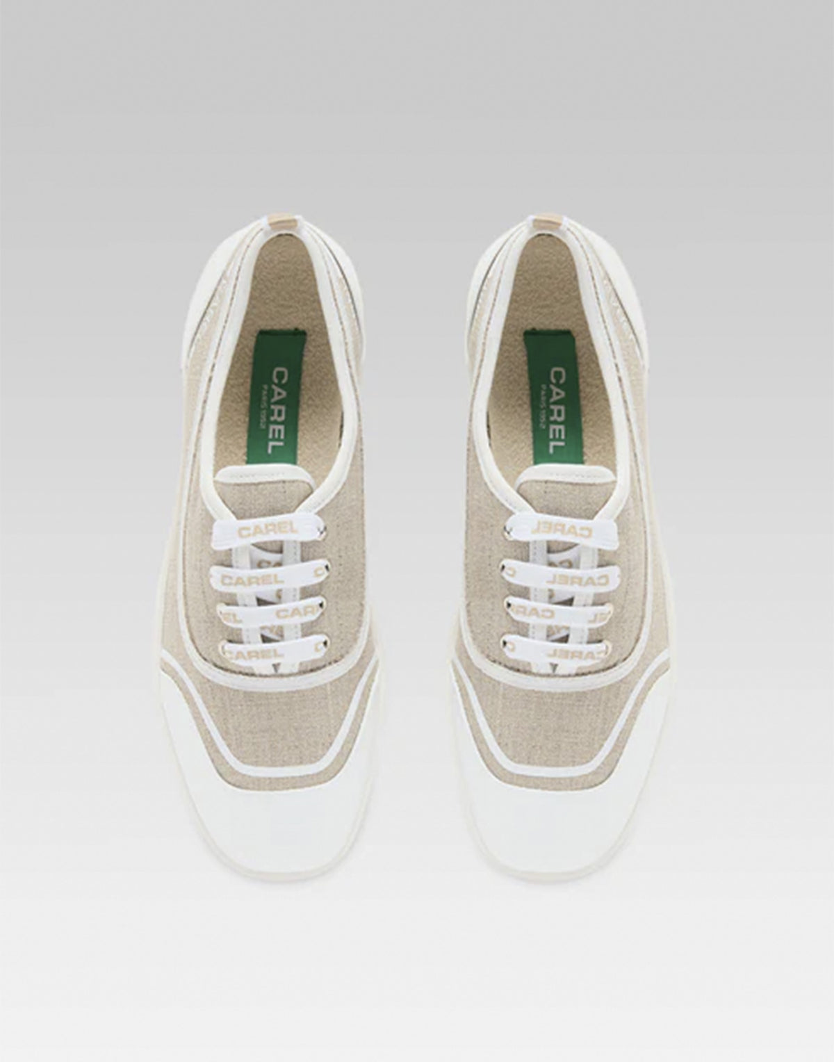 CAREL Sol Sneakers in Canvas Riciclato Beige