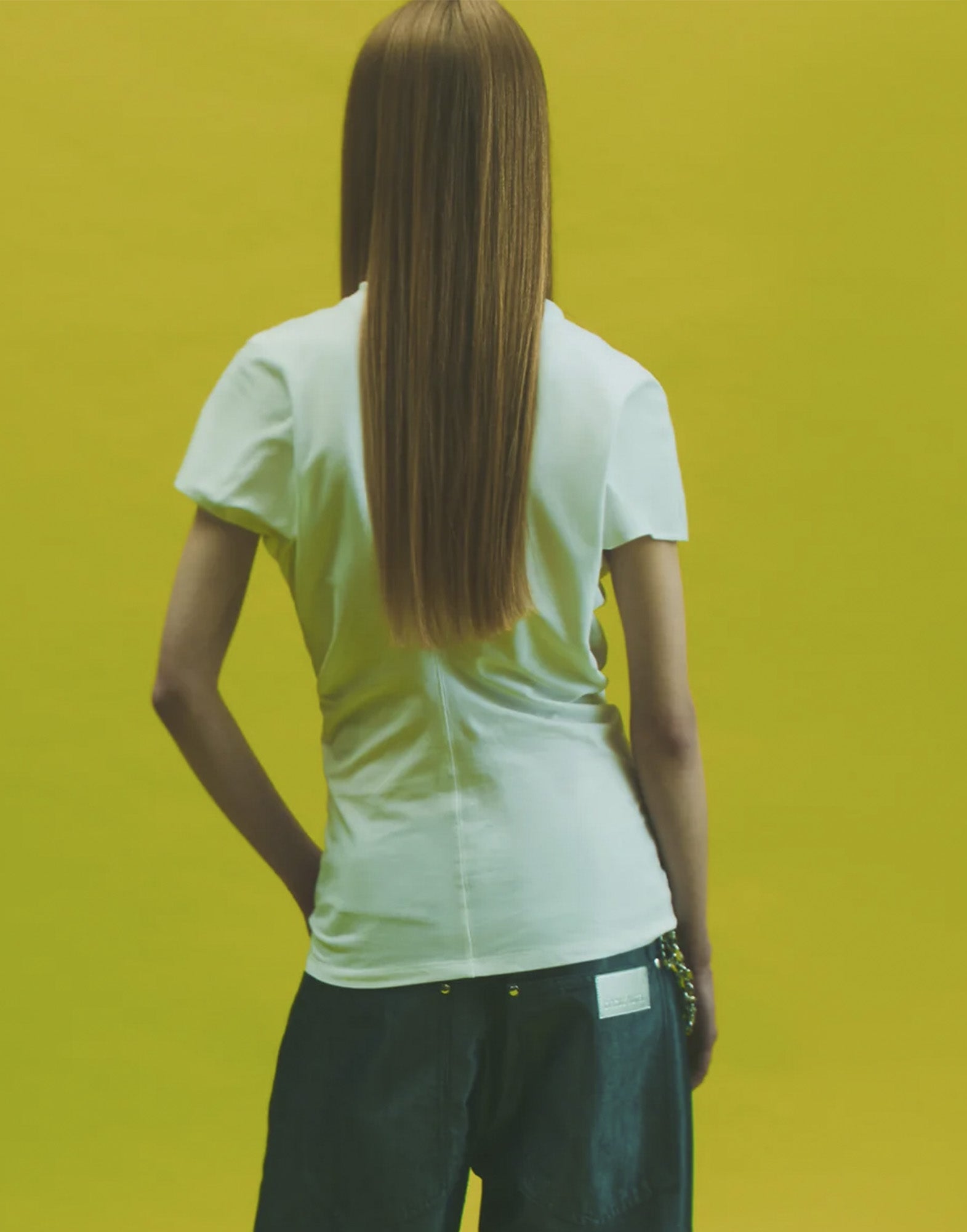 CIRCUS HOTEL T-Shirt con Collana Gioiello Bianco