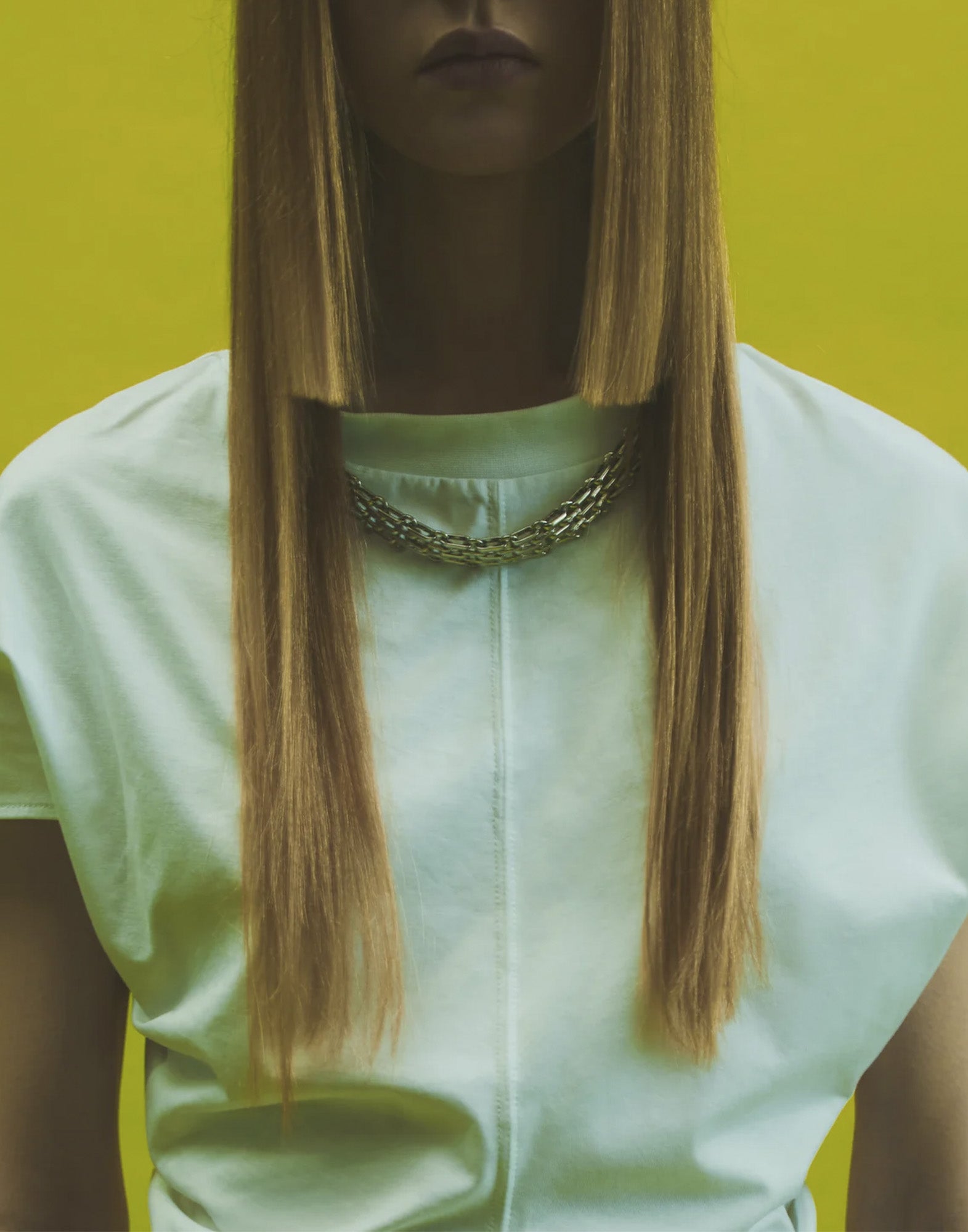 CIRCUS HOTEL T-Shirt con Collana Gioiello Bianco