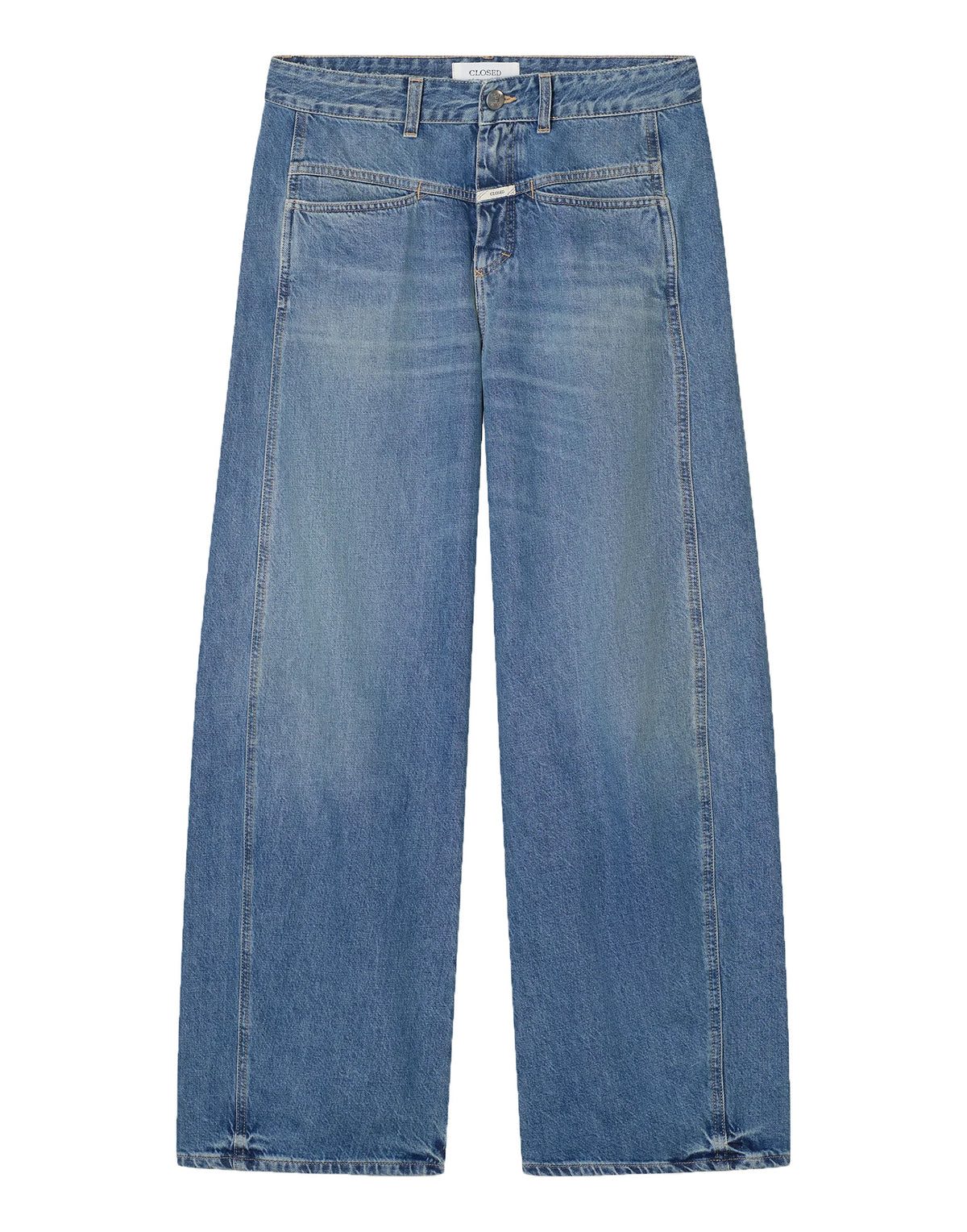 CLOSED Jeans Tori-X Taglio a Botte in Denim Salt & Pepper