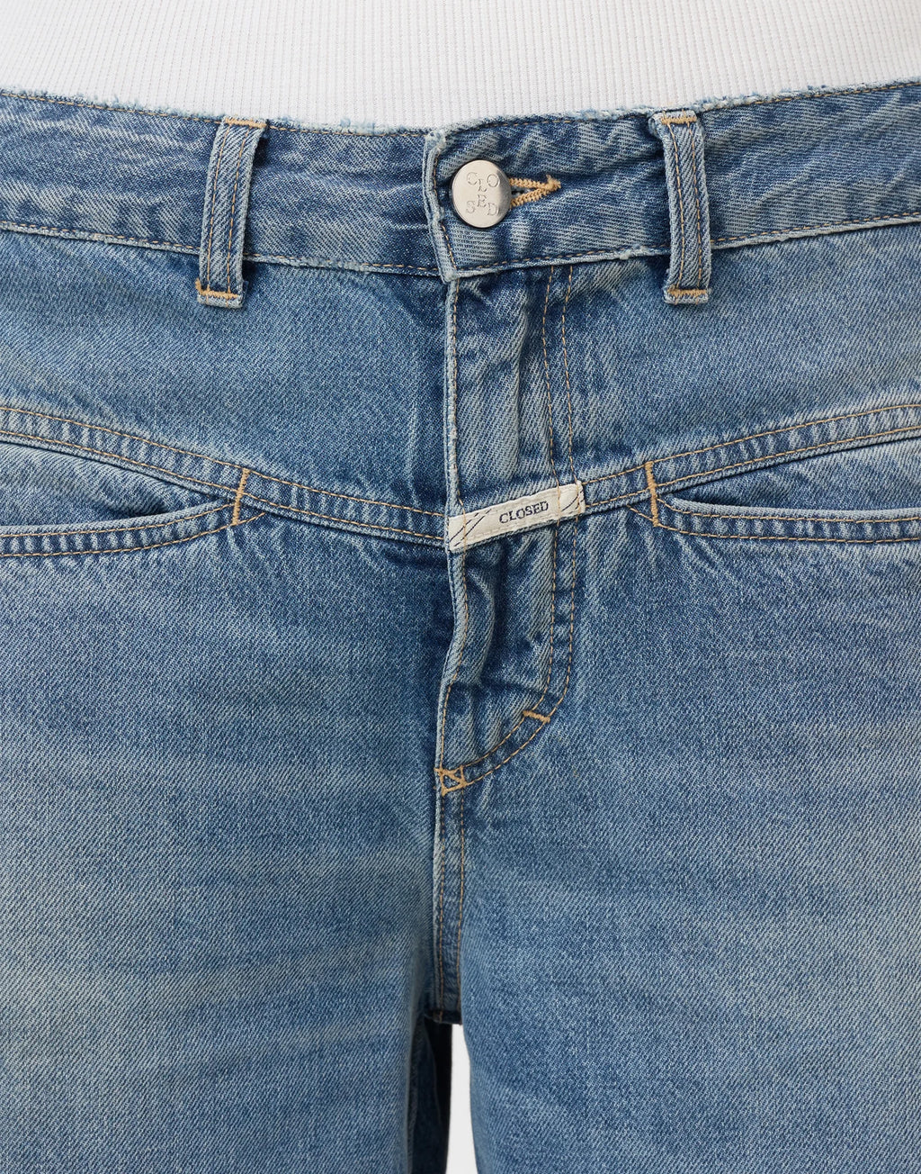 CLOSED Jeans Tori-X Taglio a Botte in Denim Salt & Pepper