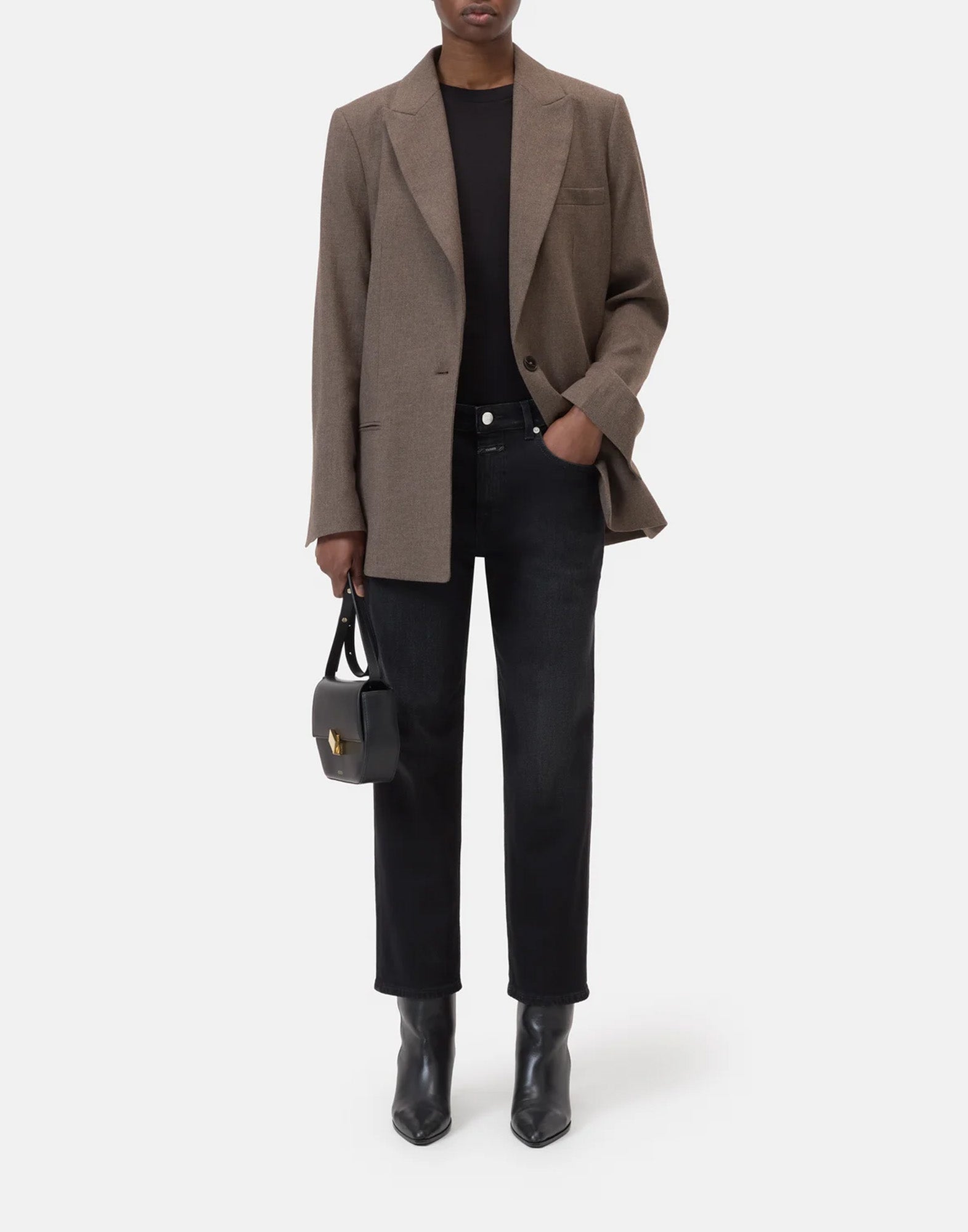 CLOSED Milo Jeans Straight Fit in Denim Nero Stretch