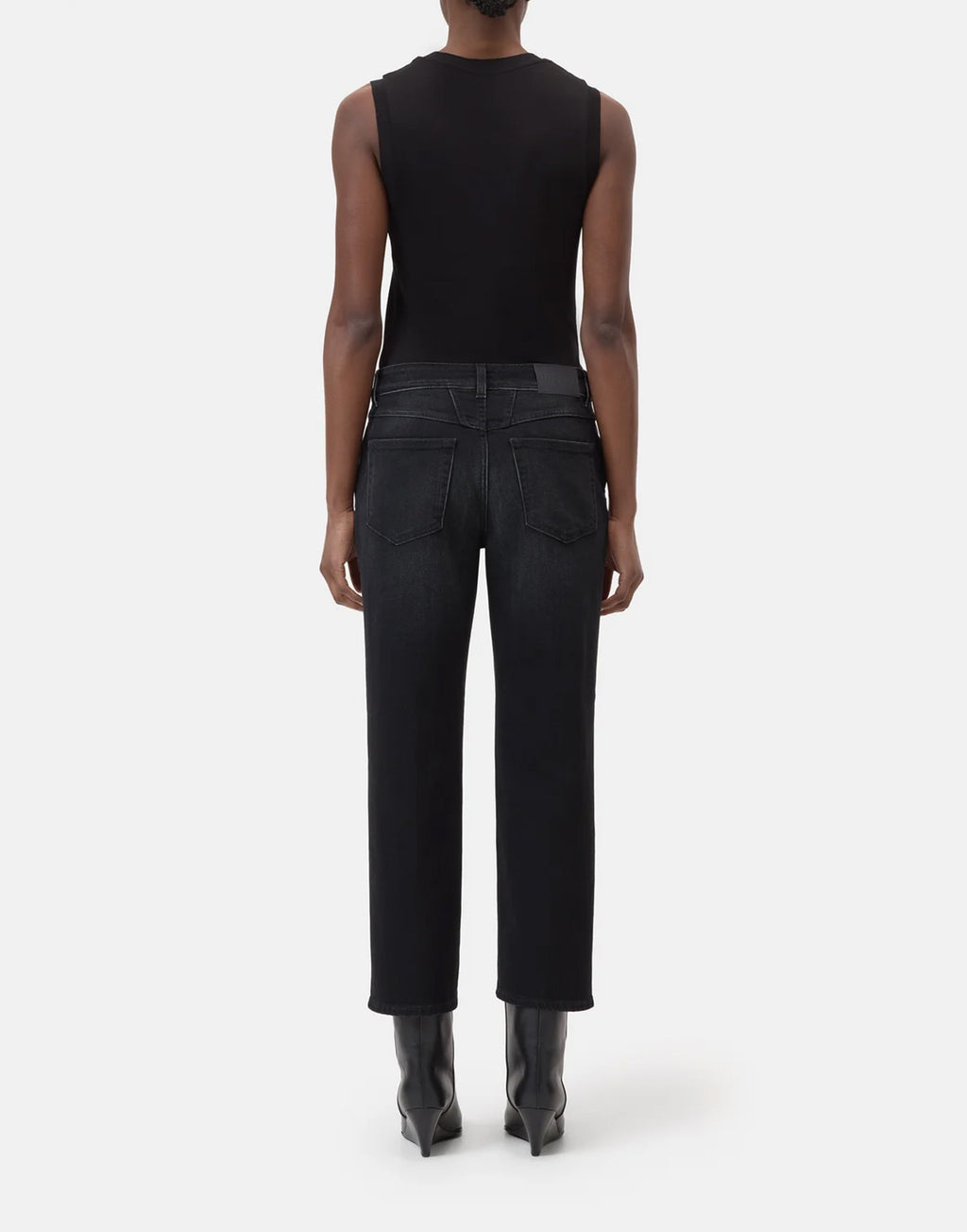 CLOSED Milo Jeans Straight Fit in Denim Nero Stretch