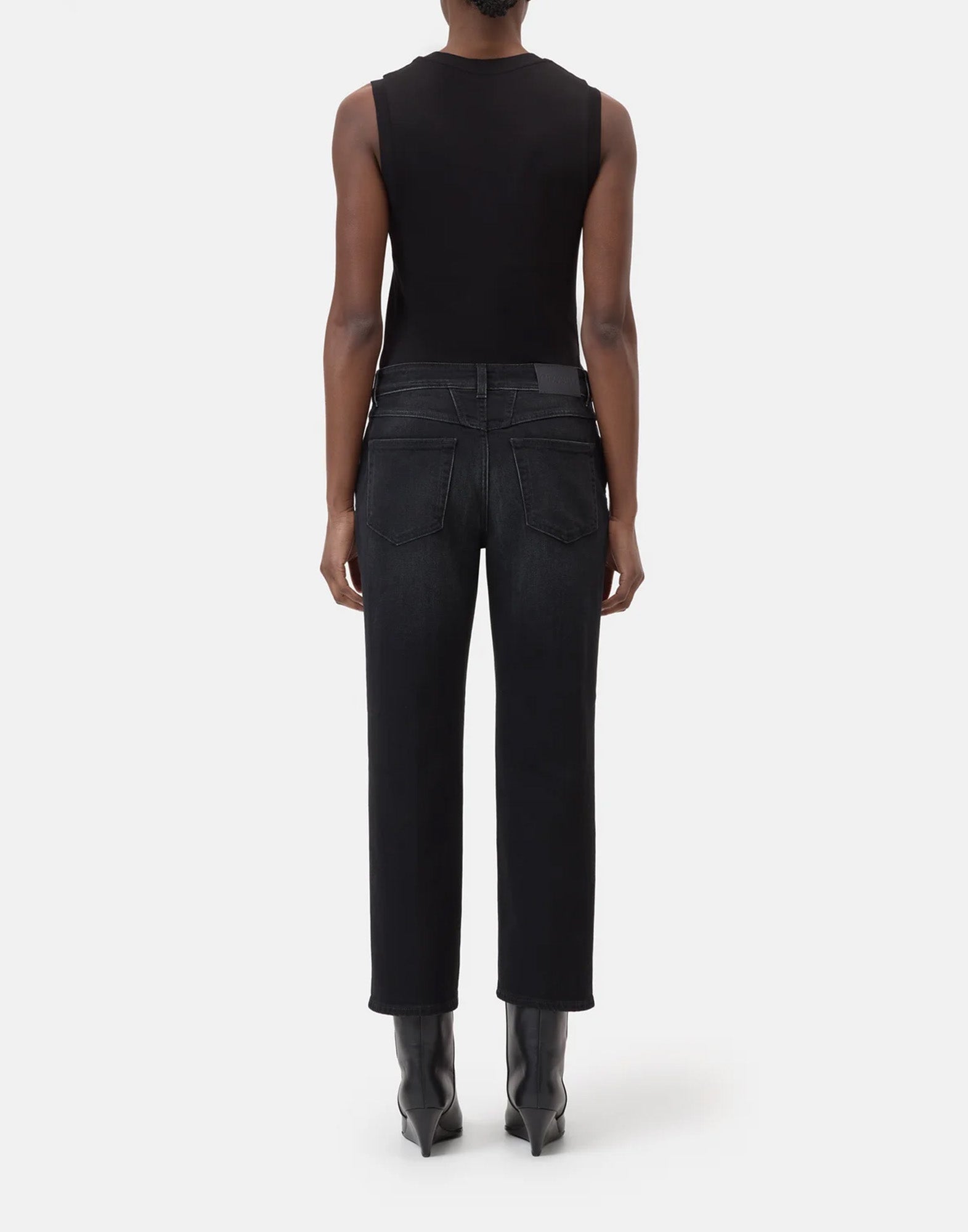 CLOSED Milo Jeans Straight Fit in Denim Nero Stretch