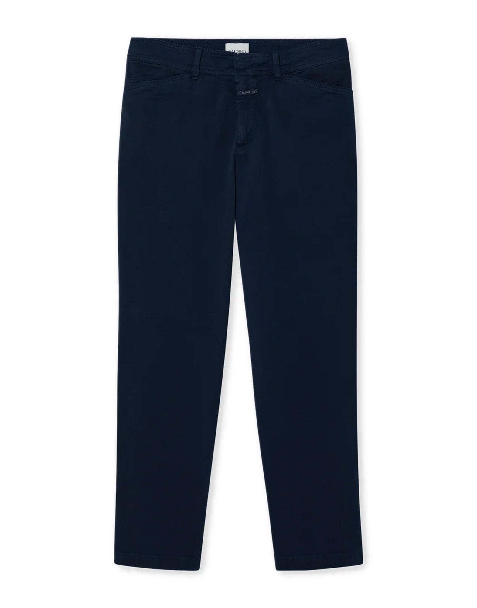 CLOSED Pantaloni Slim Sylva in Twill di Cotone Biologico Dark Night