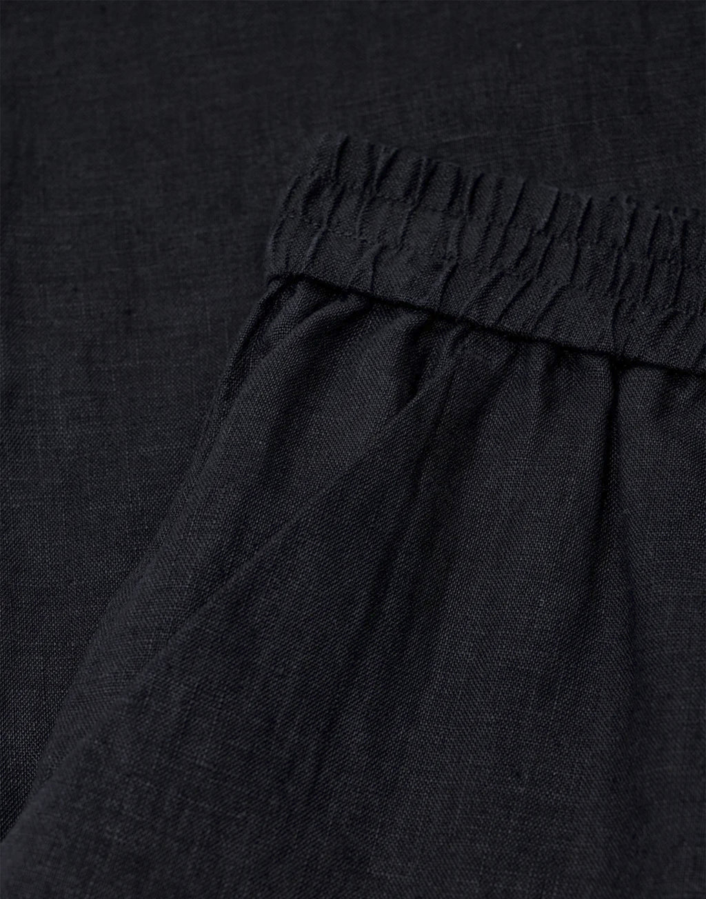 CLOSED Pantaloni Wide Winona in Lino Black