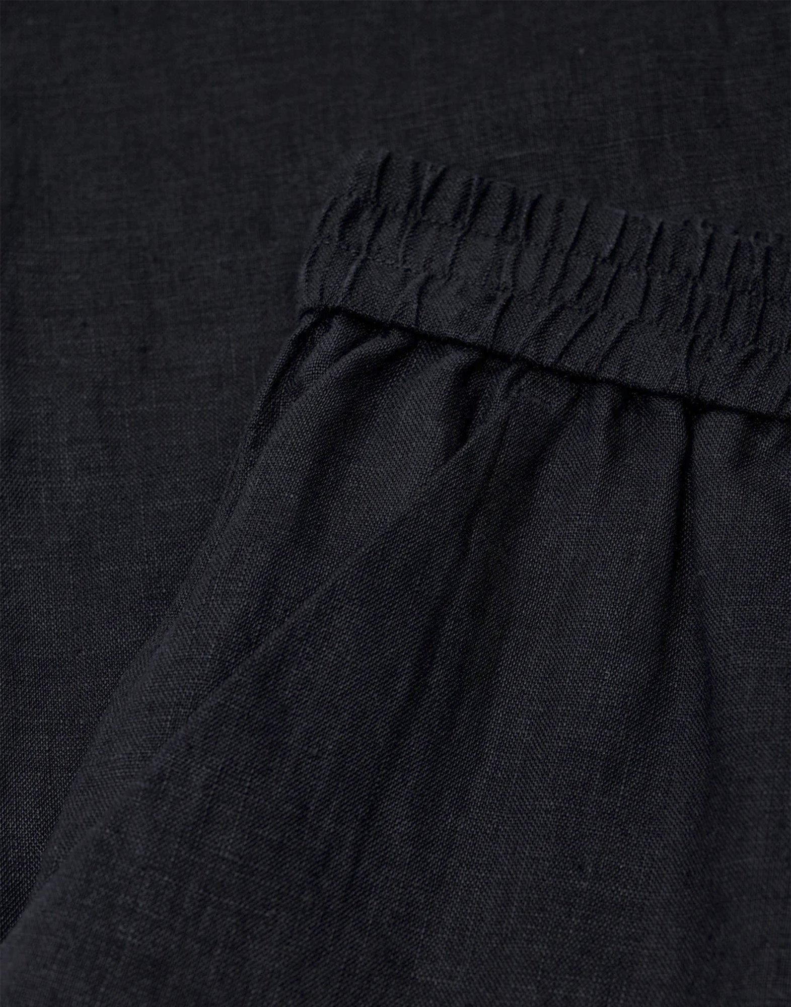 CLOSED Pantaloni Wide Winona in Lino Black