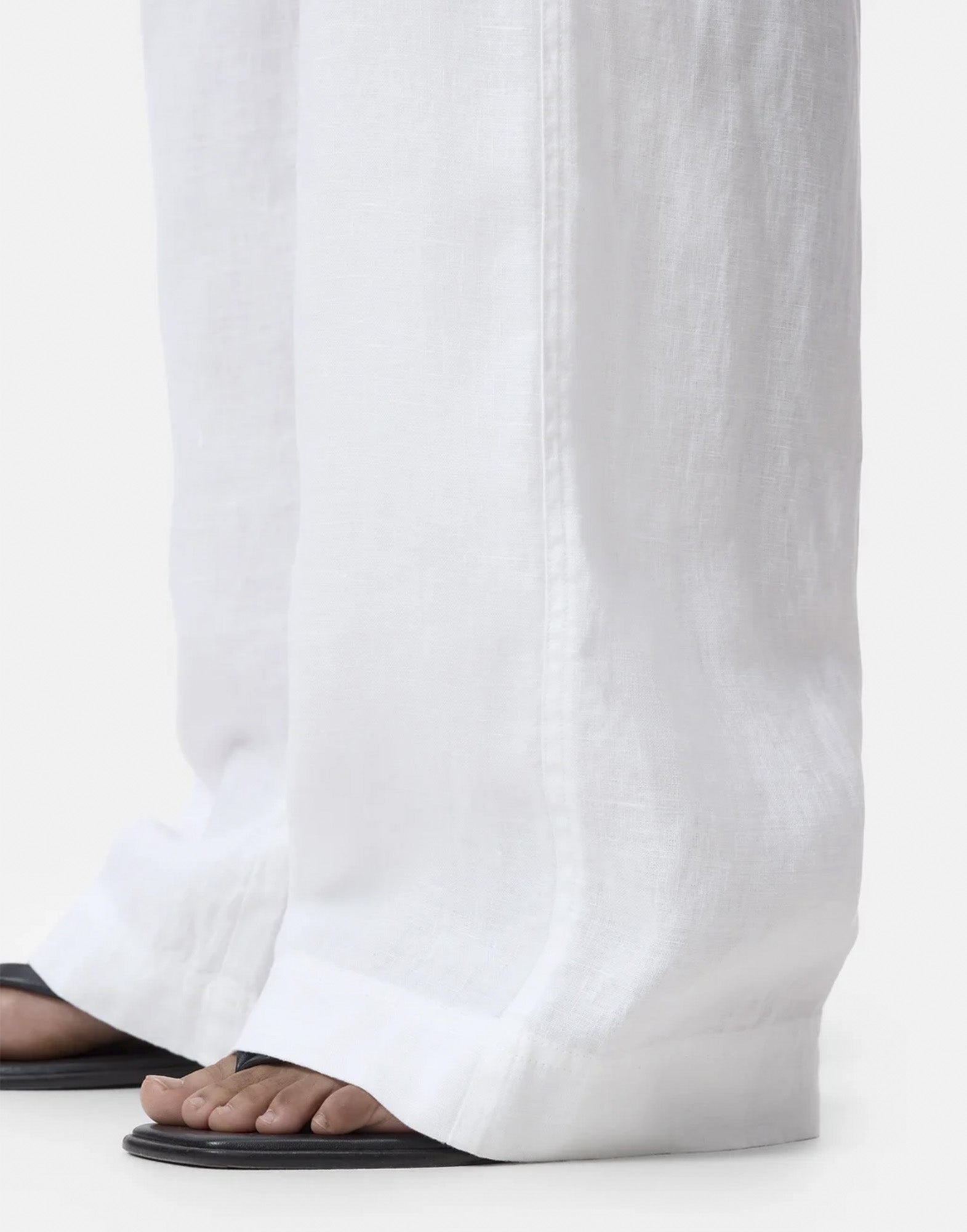 CLOSED Pantaloni Wide Winona in Lino White