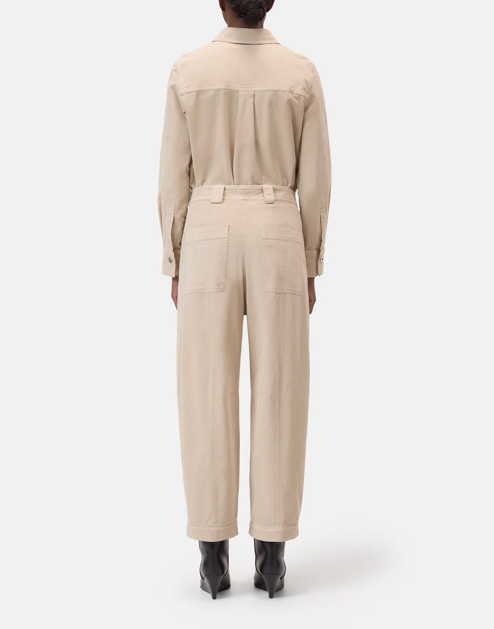 CLOSED Jeans Rhannon in Twill di Cotone Bio Beige