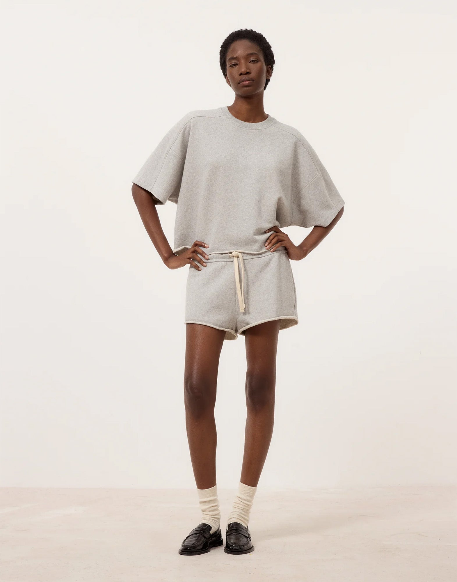 CLOSED Shorts in Felpa Grigio Melange