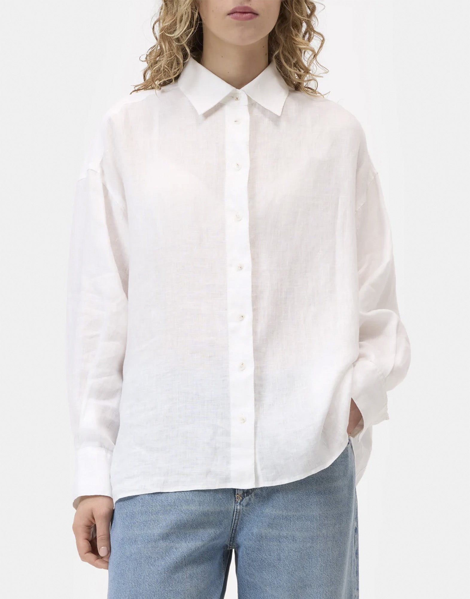 CLOSED Camicia Over in Lino White