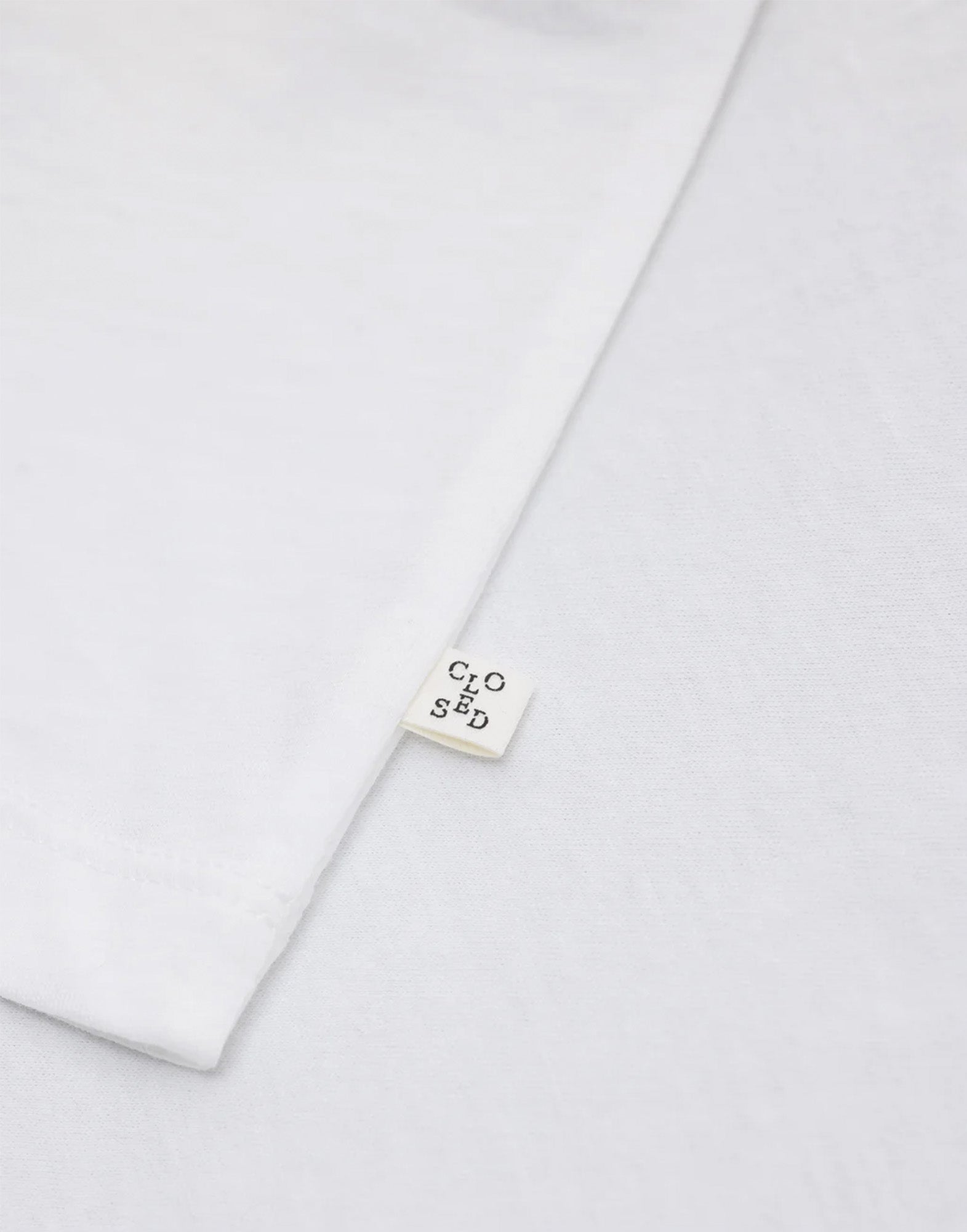 CLOSED T-Shirt in Cotone Biologico White