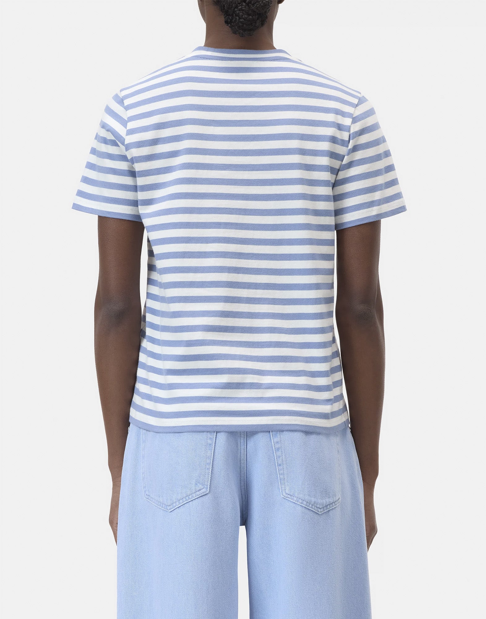 CLOSED T-Shirt Basic a Righe in Cotone Biologico