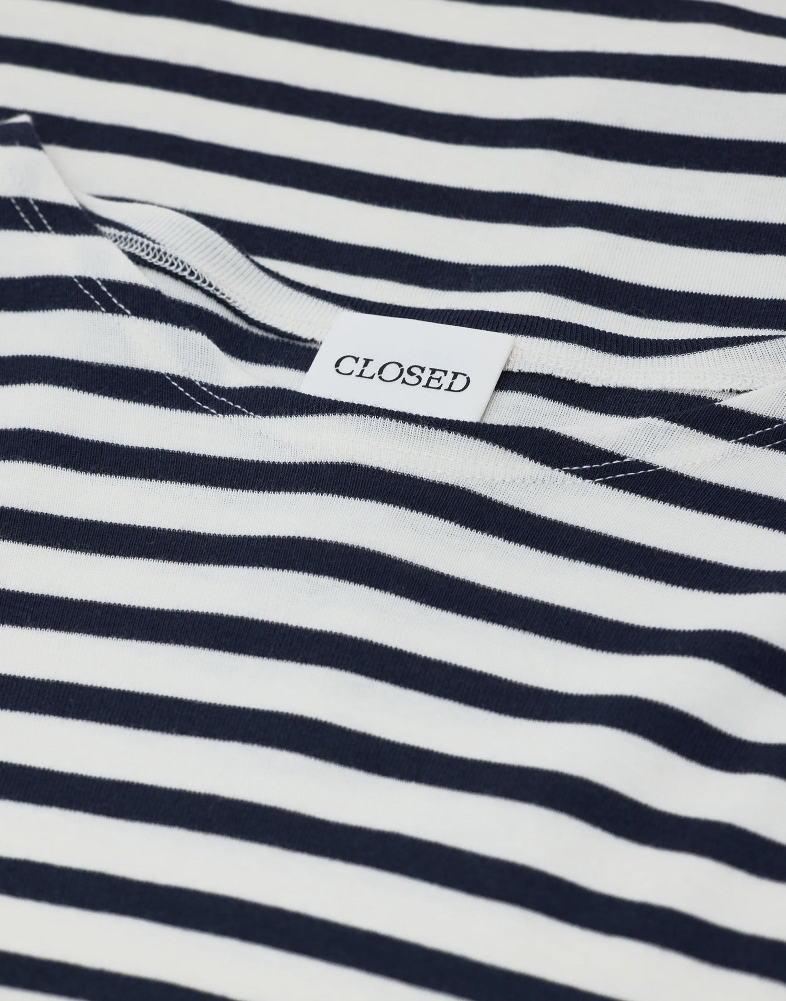 CLOSED Maglia a Maniche Lunghe in Jersey Rigato Dark Night