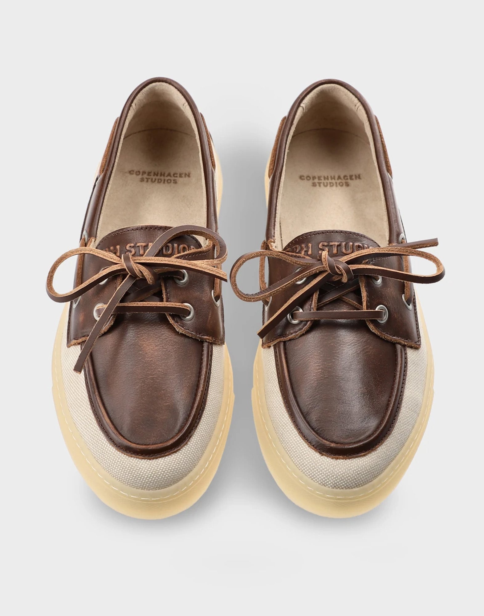 COPENHAGEN Mocassini in Suede New Brown