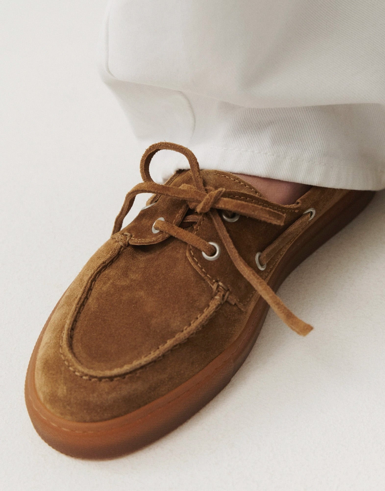 COPENHAGEN Mocassini in Suede New Brown