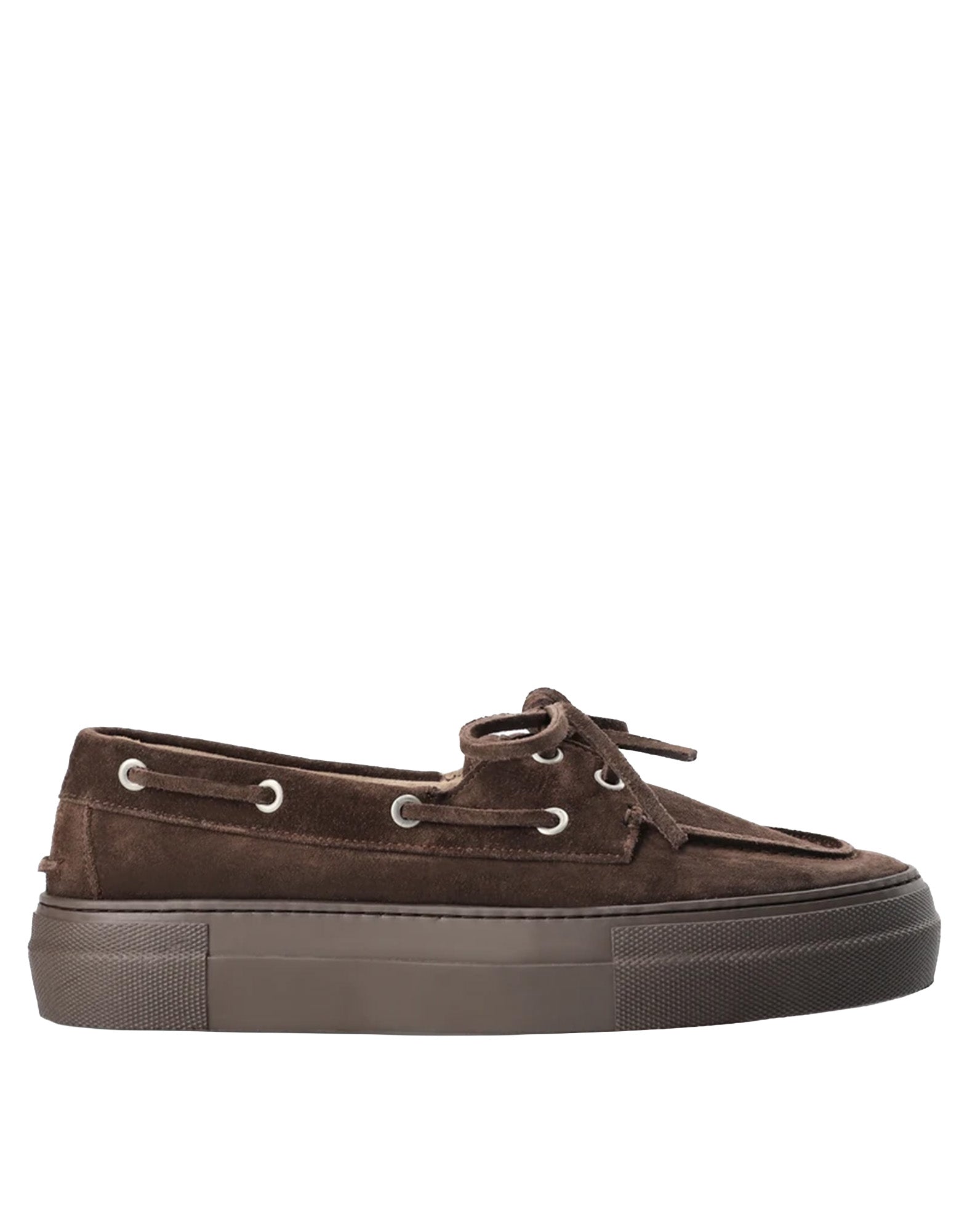 COPENHAGEN Mocassini da Barca in Suede Chocolate