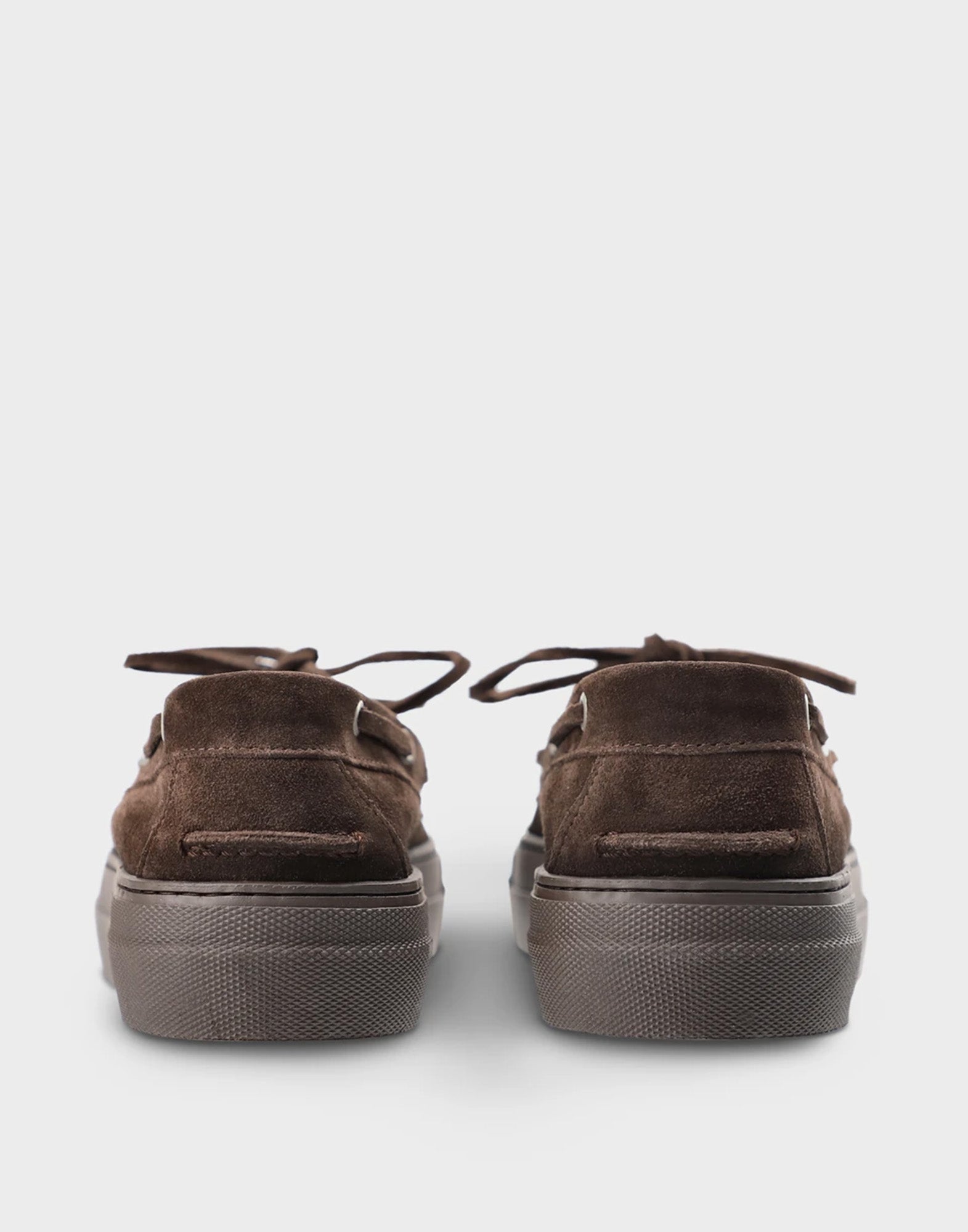 COPENHAGEN Mocassini da Barca in Suede Chocolate