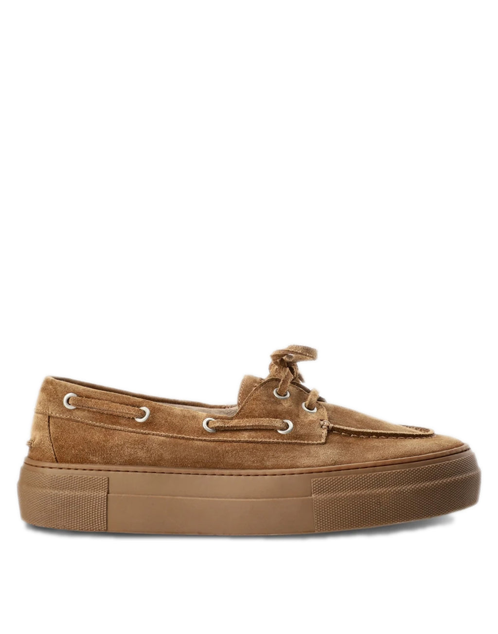 COPENHAGEN Mocassini da Barca in Suede New Brown