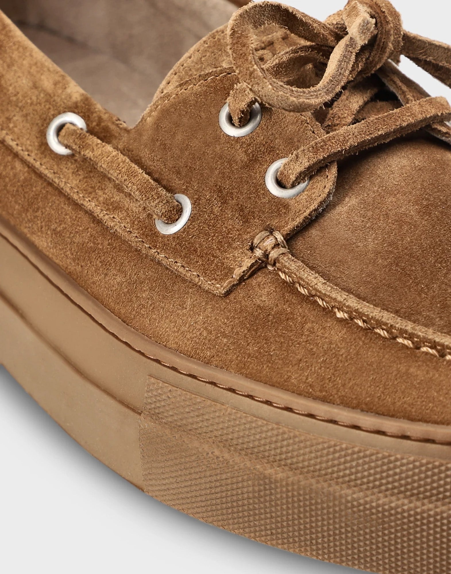 COPENHAGEN Mocassini da Barca in Suede New Brown