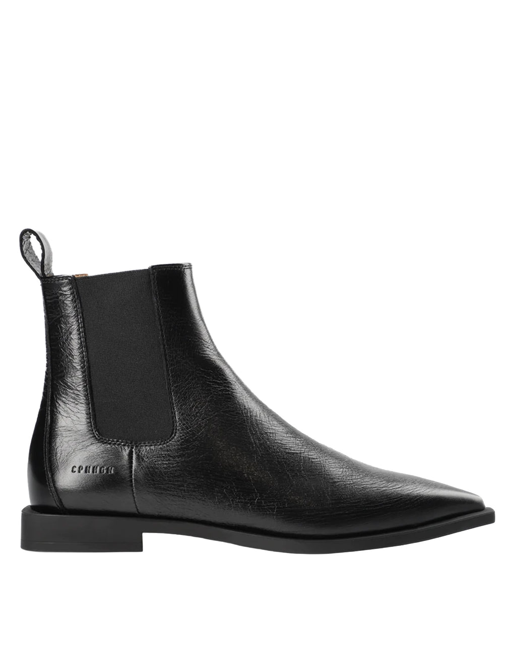 COPENHAGEN Chelsea Boots in Pelle Nera Shiny