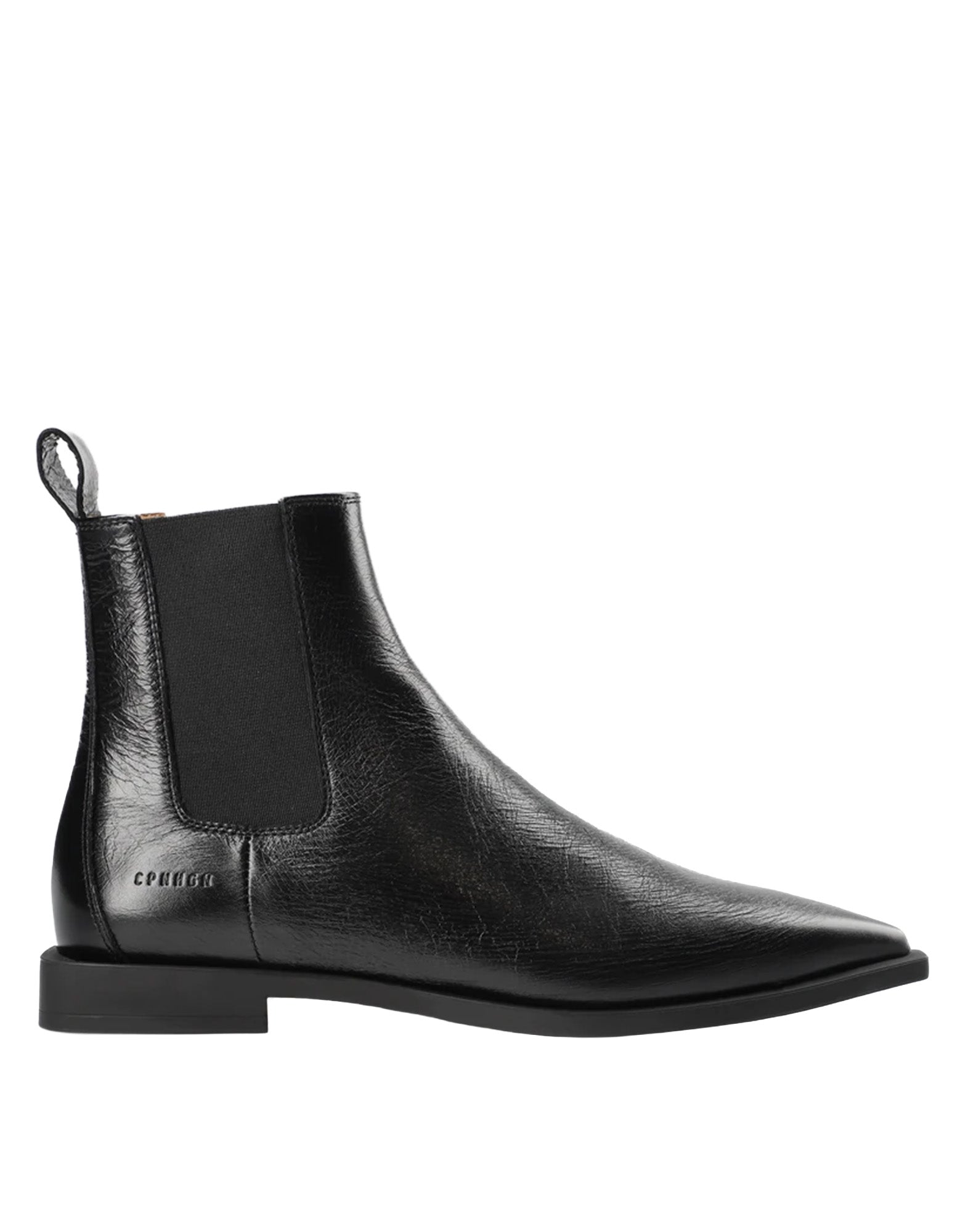 COPENHAGEN Chelsea Boots in Pelle Nera Shiny