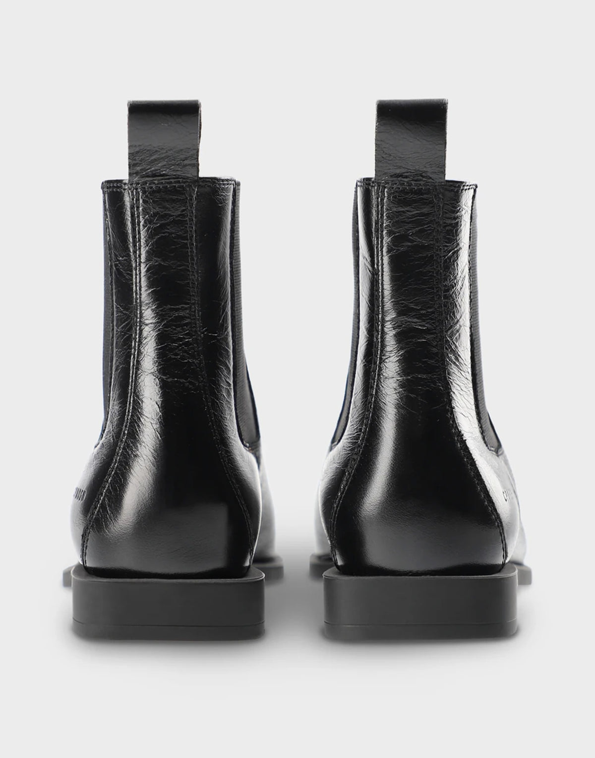 COPENHAGEN Chelsea Boots in Pelle Nera Shiny