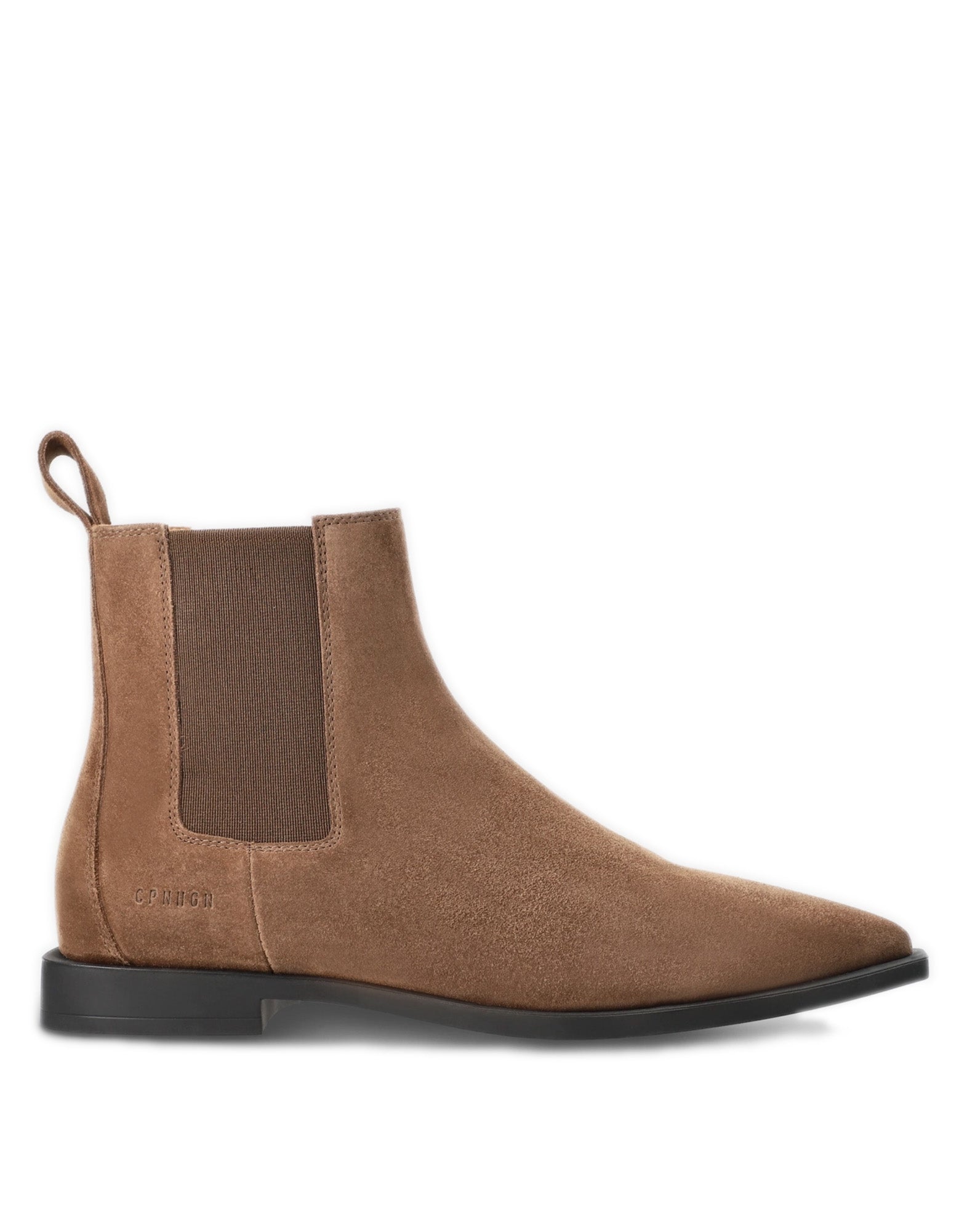 COPENHAGEN Chelsea Boots in Suede Mokka